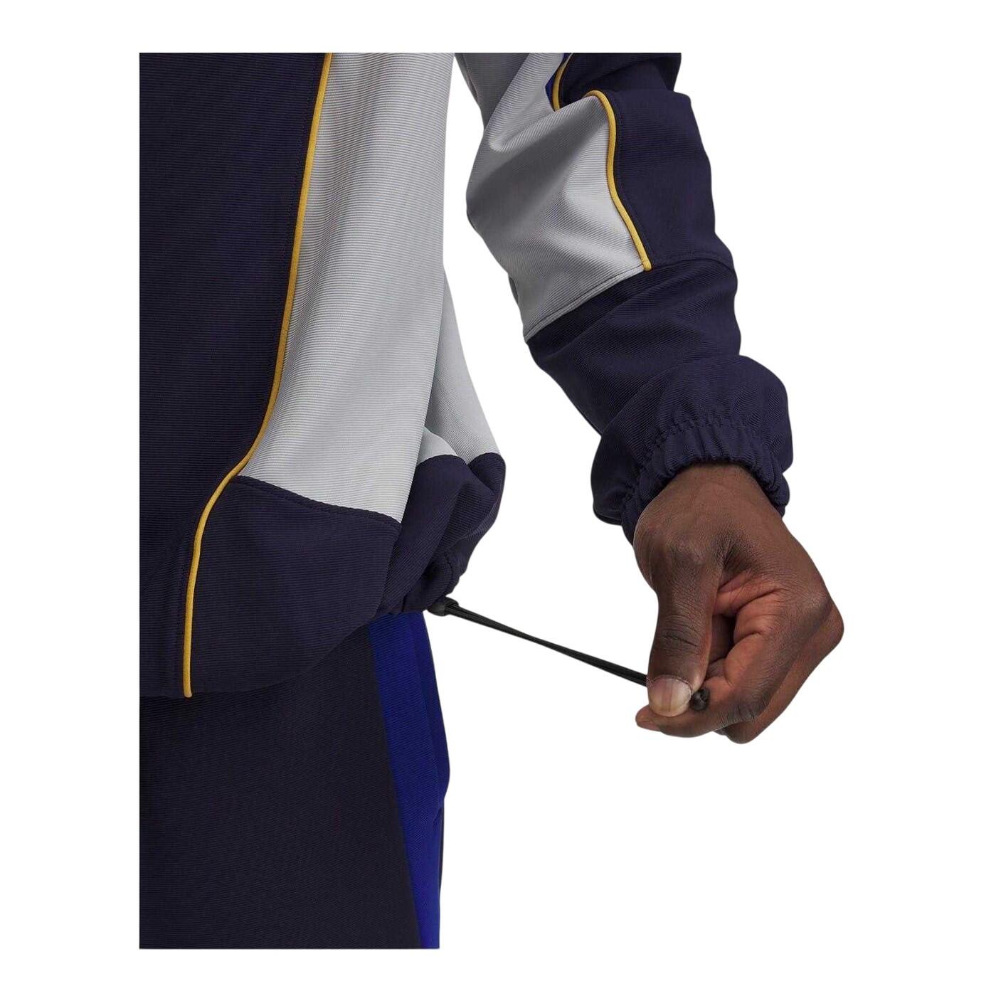 Chaqueta de Chándal Diseño Colores Sólidos para Hombre Azul 3/3