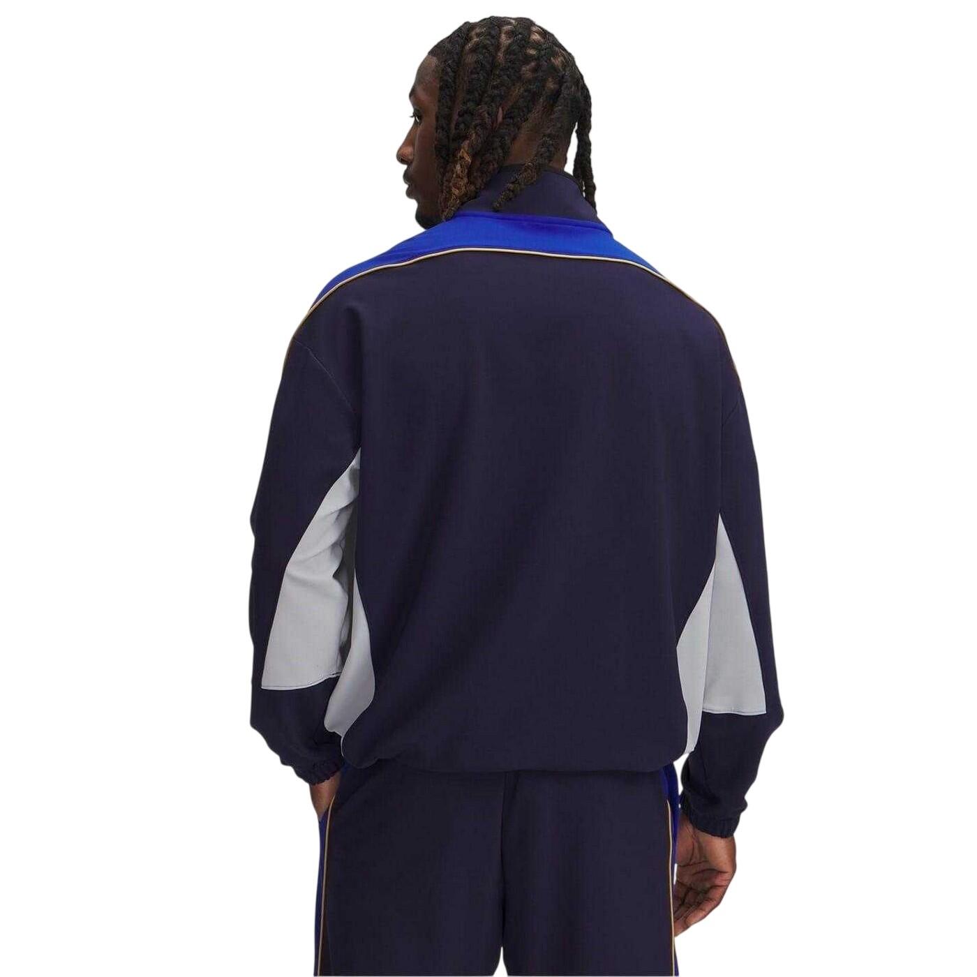 Chaqueta de Chándal Diseño Colores Sólidos para Hombre Azul 2/3