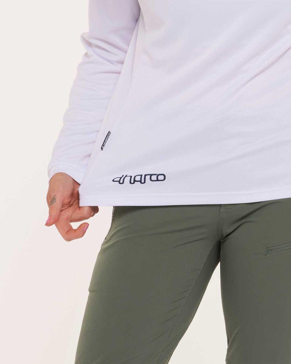 Dharco Gravity Women's Long Sleeve Jersey White 4/6