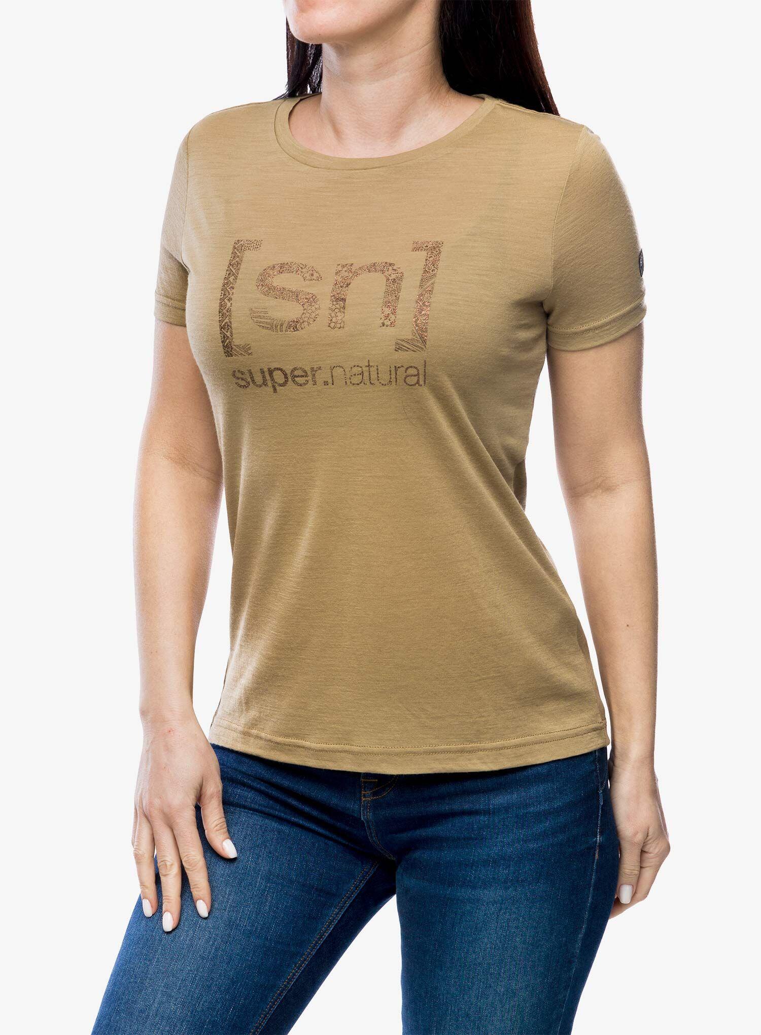 Koszulka merino damska Super.natural Arabesque Tee 3/6