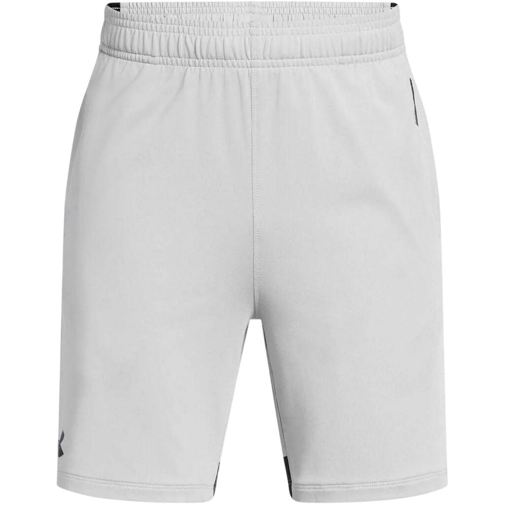 Childrens/Kids Performance Jacquard Vent Shorts (Grey)