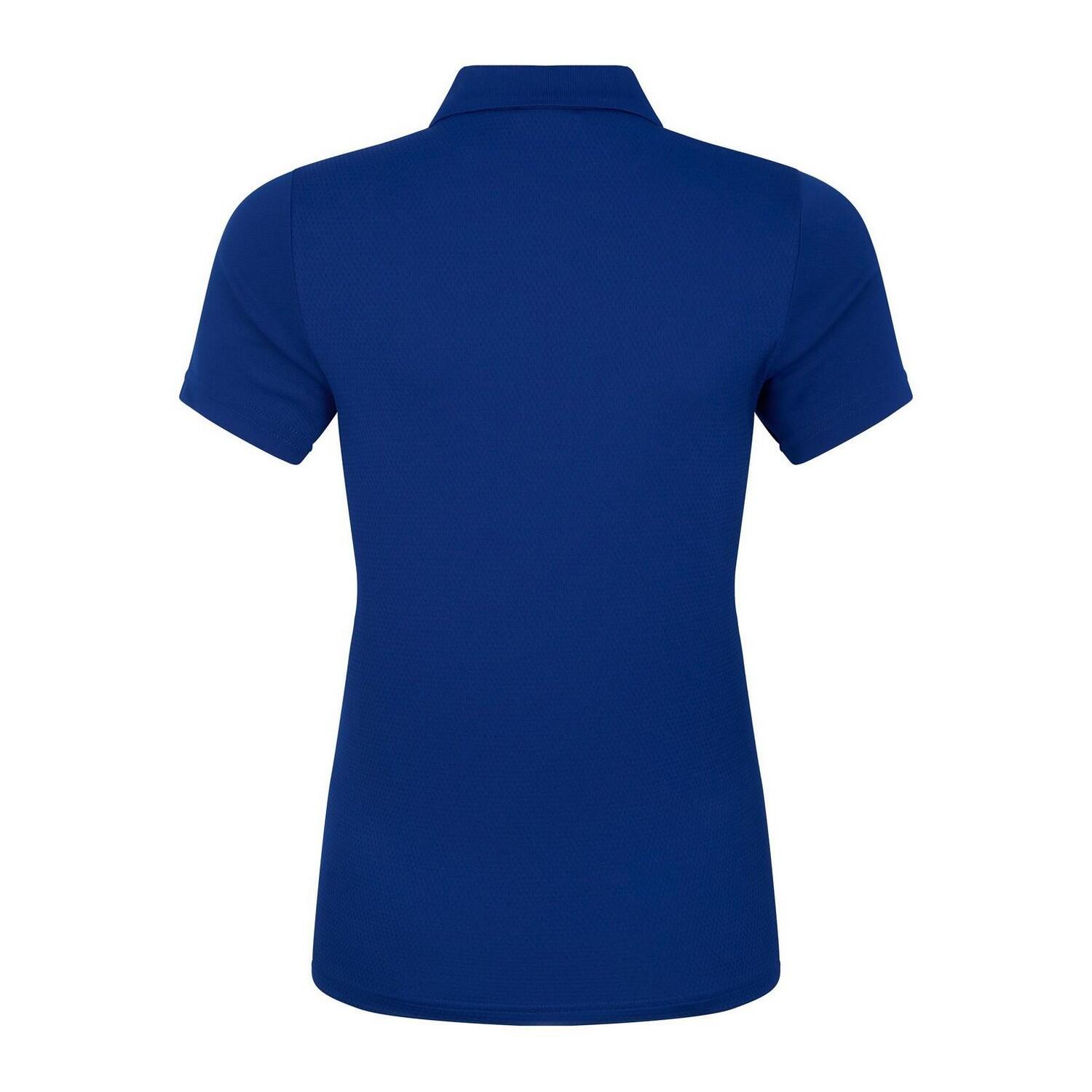 "Club Dry" Poloshirt für , Regulär Damen Königsblau 3/4