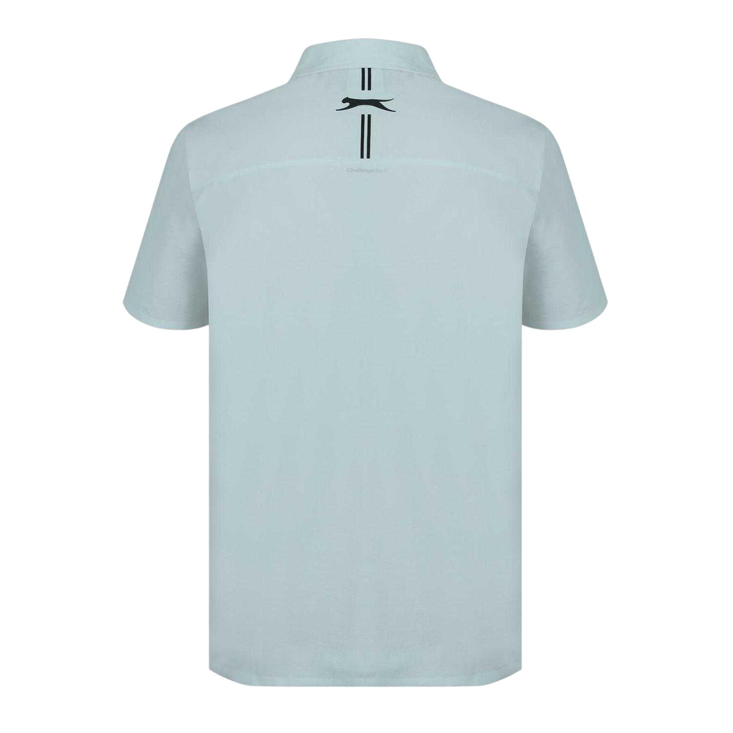 Mens Polyester Golf Polo Shirt (Grey) 2/2