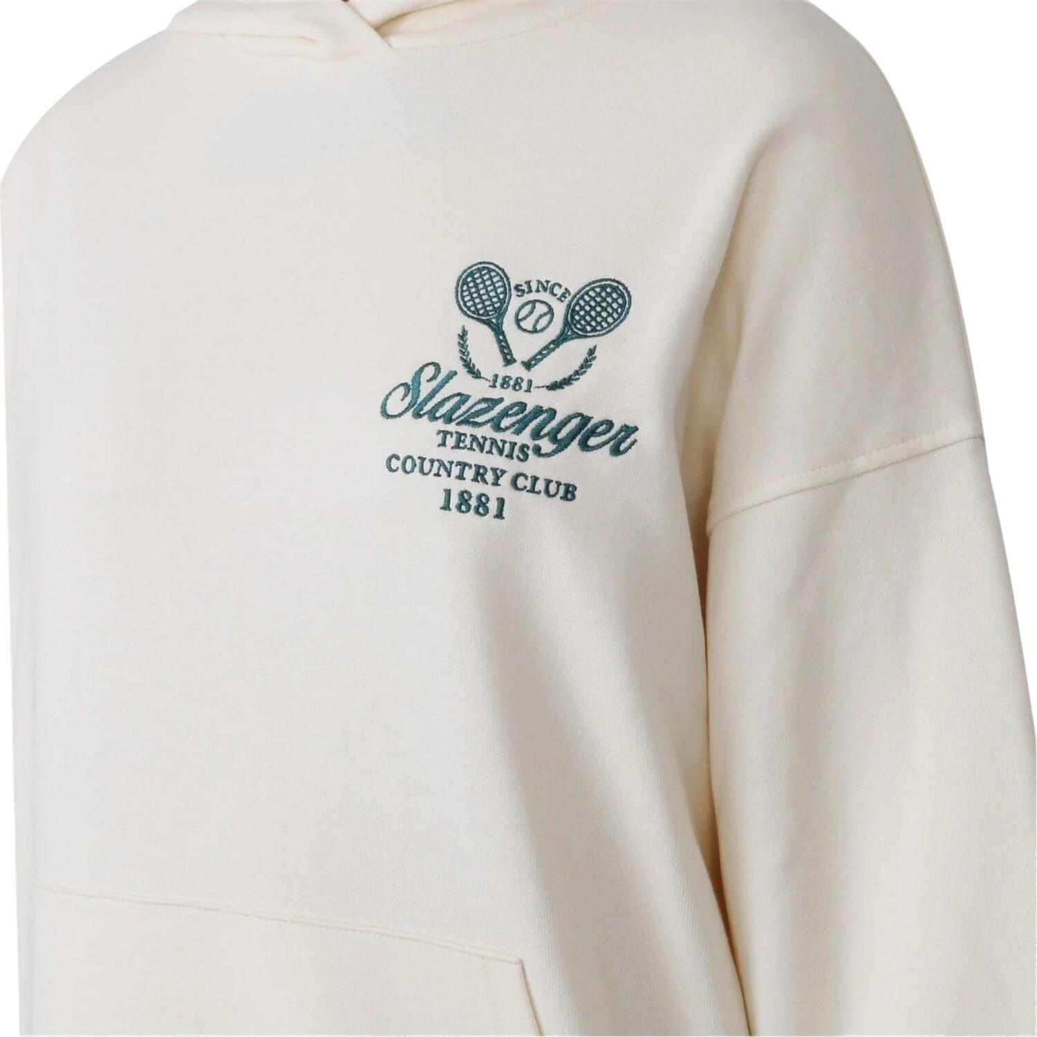 Kapuzenpullover für Damen, Überschnittene Schulter Herren Weiß 3/3