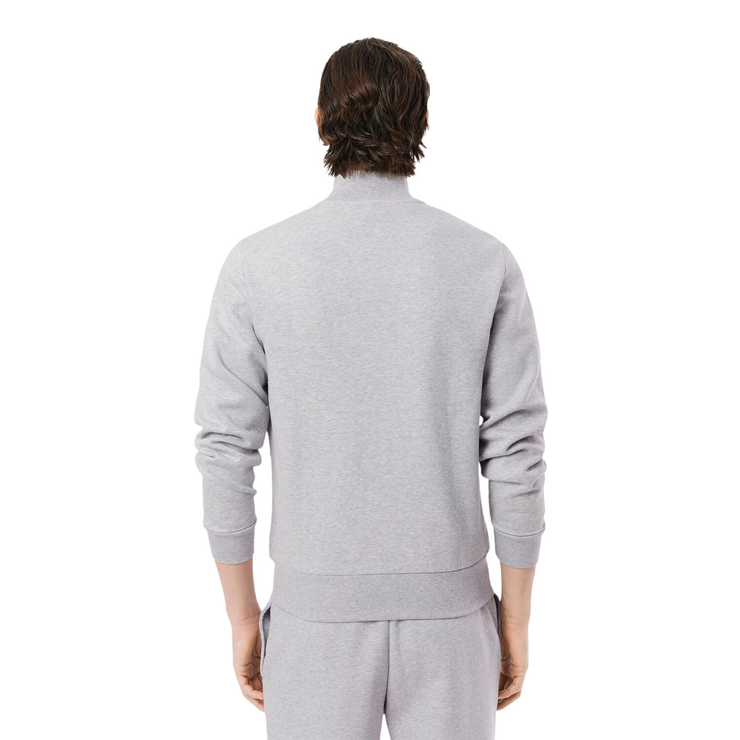 Sweatshirt für , Durchgehender Reißverschluss Herren Hellgrau 3/3