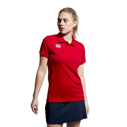 Polo CLUB DRY Femme (Rouge)