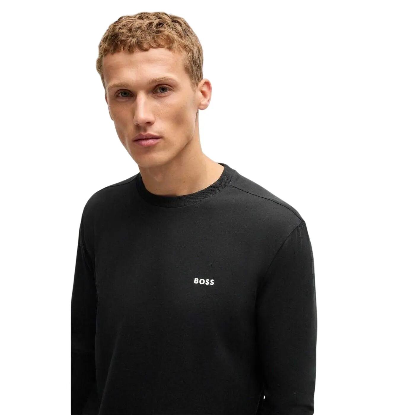Mens Classic Logo Regular TShirt (Black) 4/5