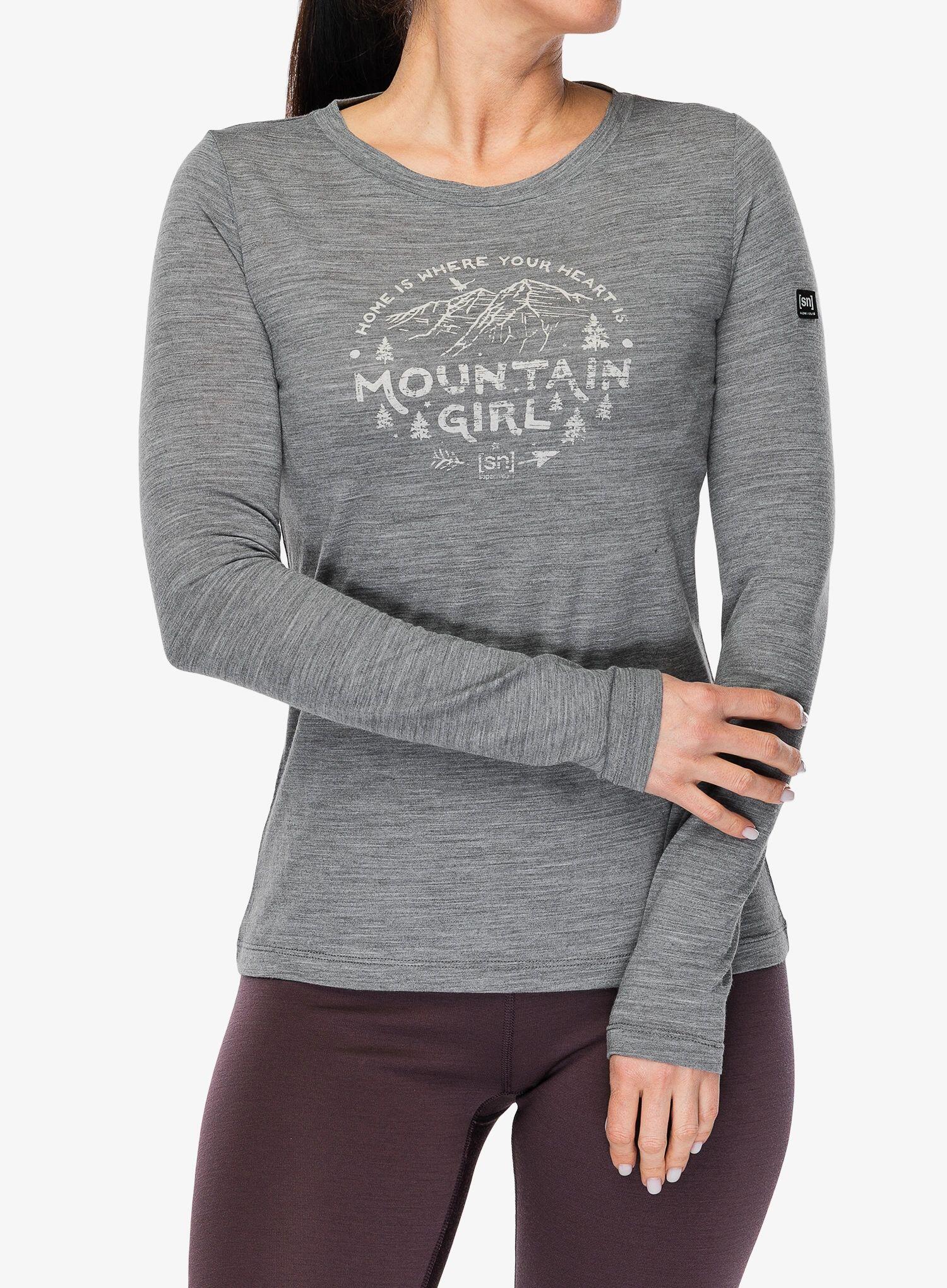 Longsleeve damski Super.natural Mountain Girl LS 5/7