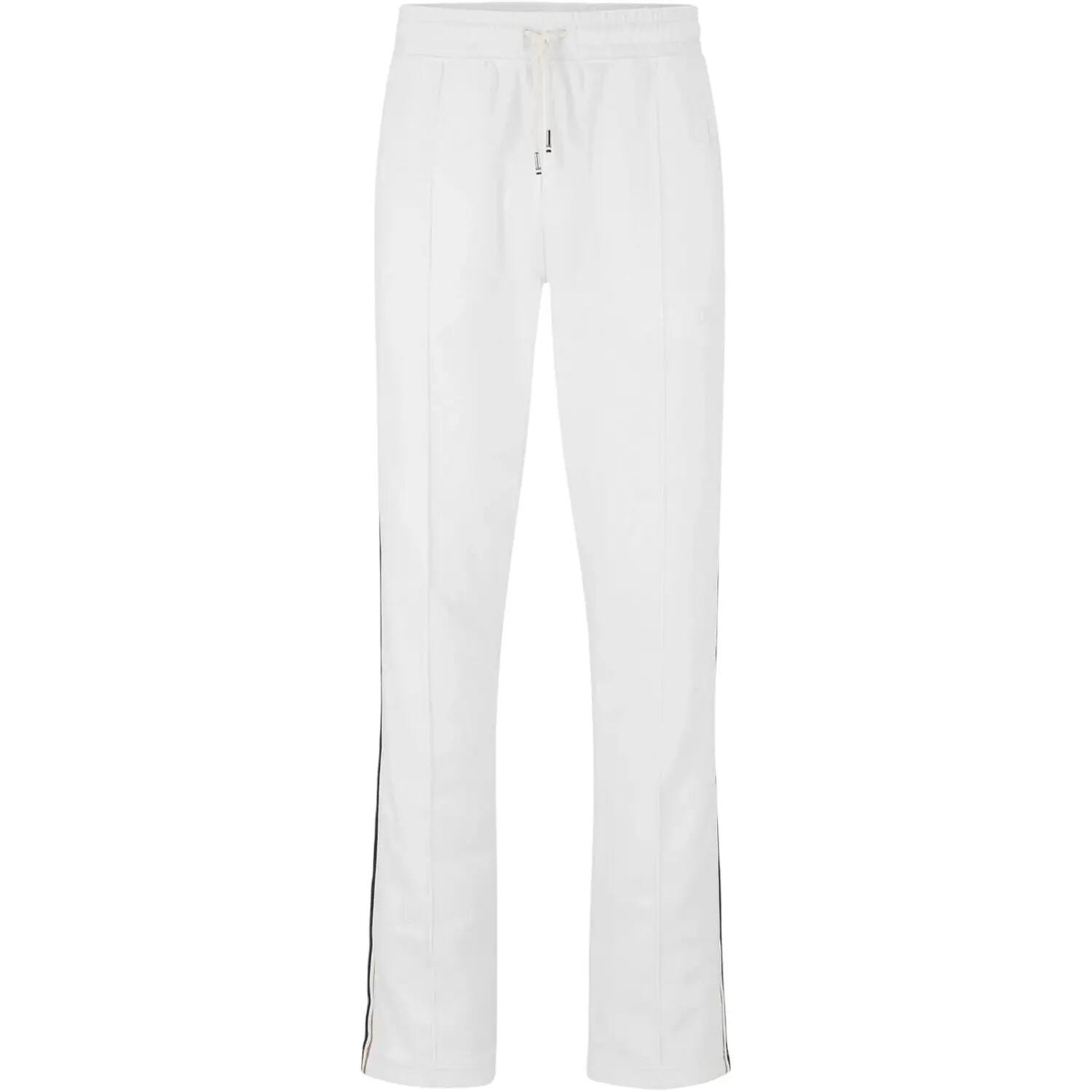 Pantaloni Da Jogging Striscia Laterale Uomo Boss Bianco 2/4
