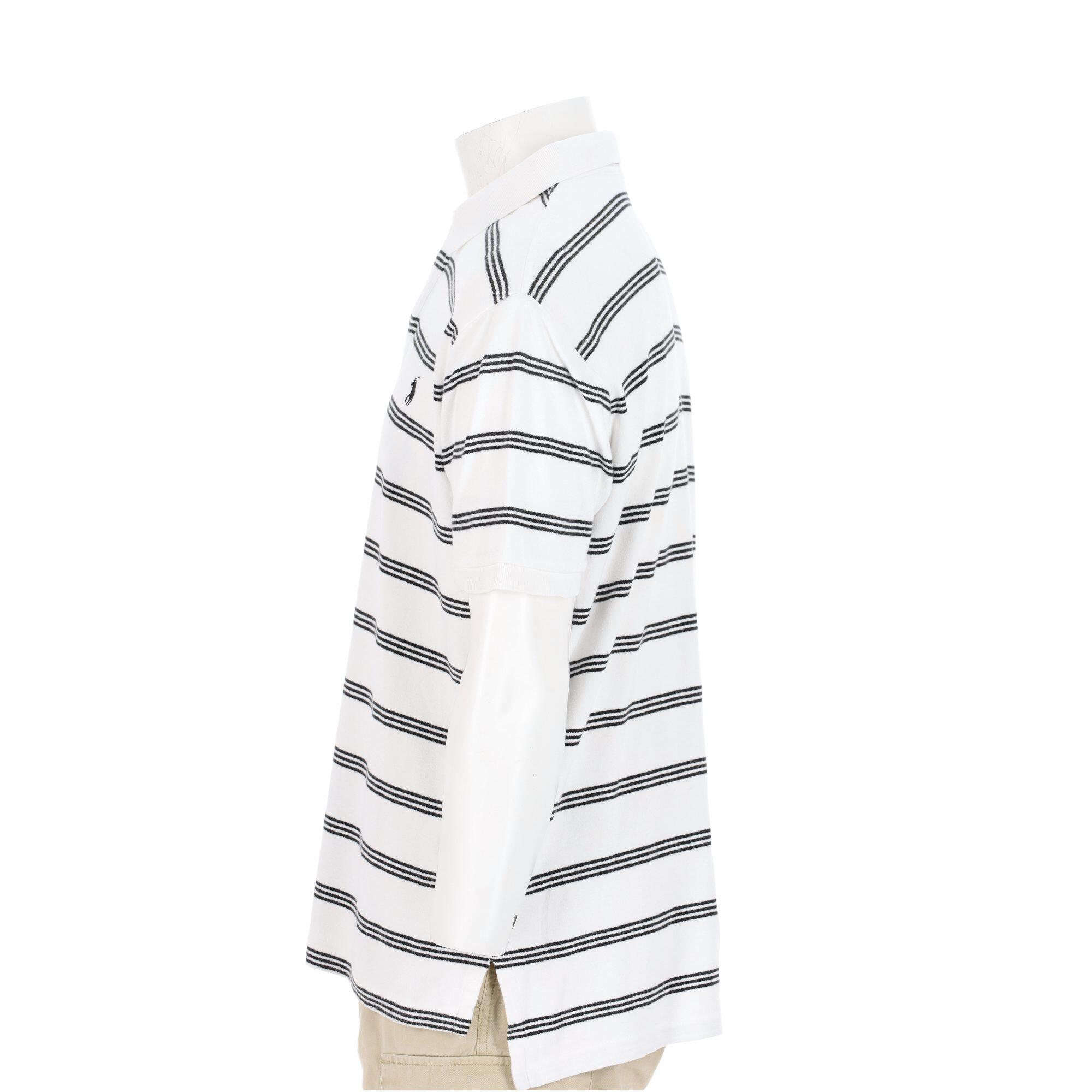 Tweedehands - Polo Ralph Lauren heren polo korte mouwen wit - Als nieuw 3/7