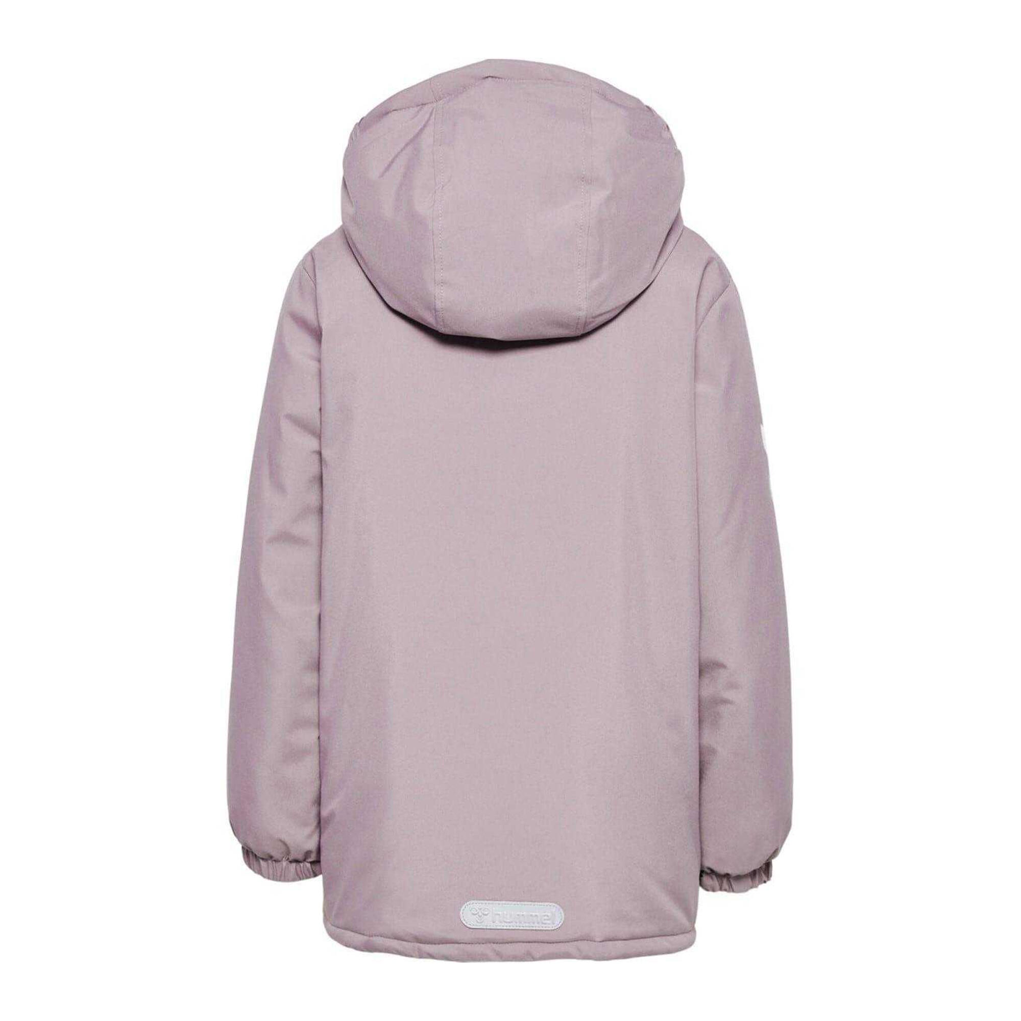 Childrens/Kids Josse Colour Block Hooded Puffer Jacket (Purple) 2/3