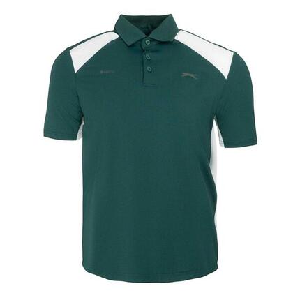Poloshirt für Herren Grün/Weiß