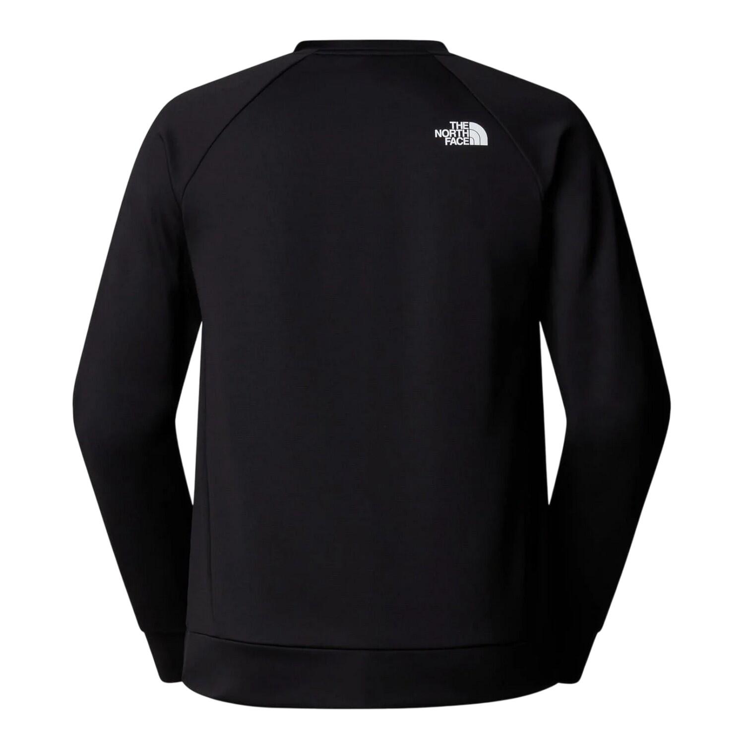 "Reaxion 2.0" Sweatshirt für , Raglanärmel Herren Schwarz 3/4