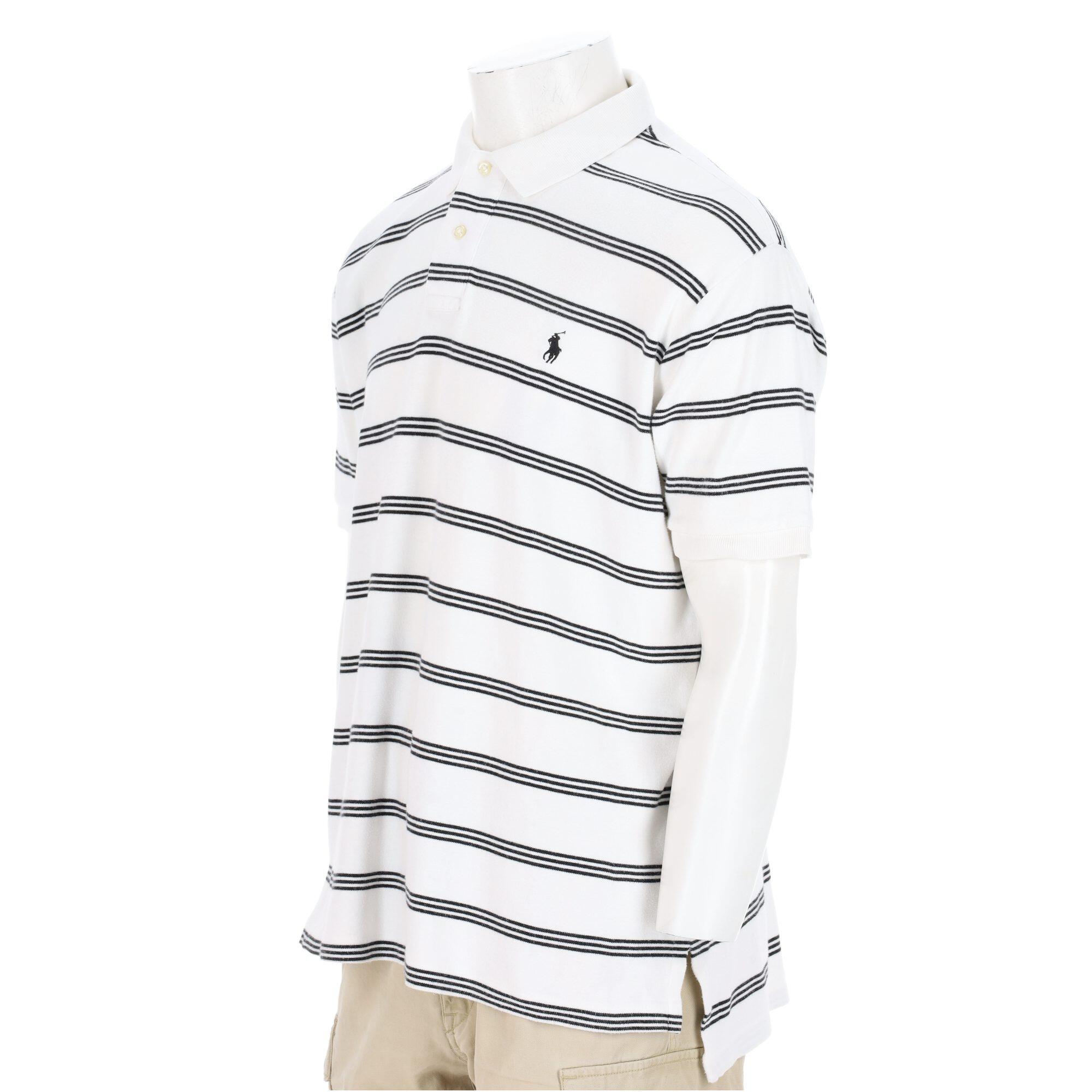 Tweedehands - Polo Ralph Lauren heren polo korte mouwen wit - Als nieuw 4/7