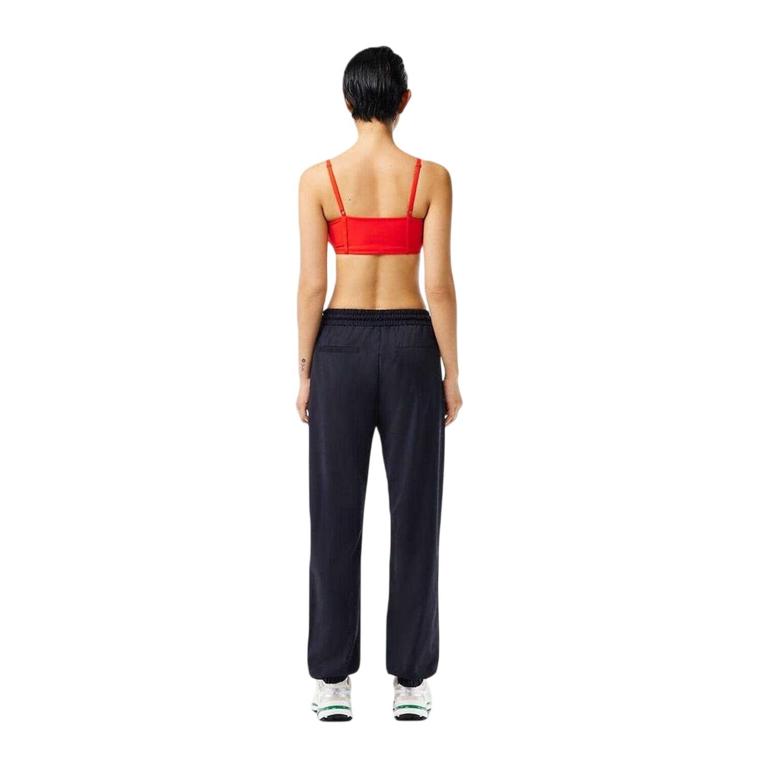 Pantaloni Da Jogging Pile Donna Lacoste Blu Abisso 2/2