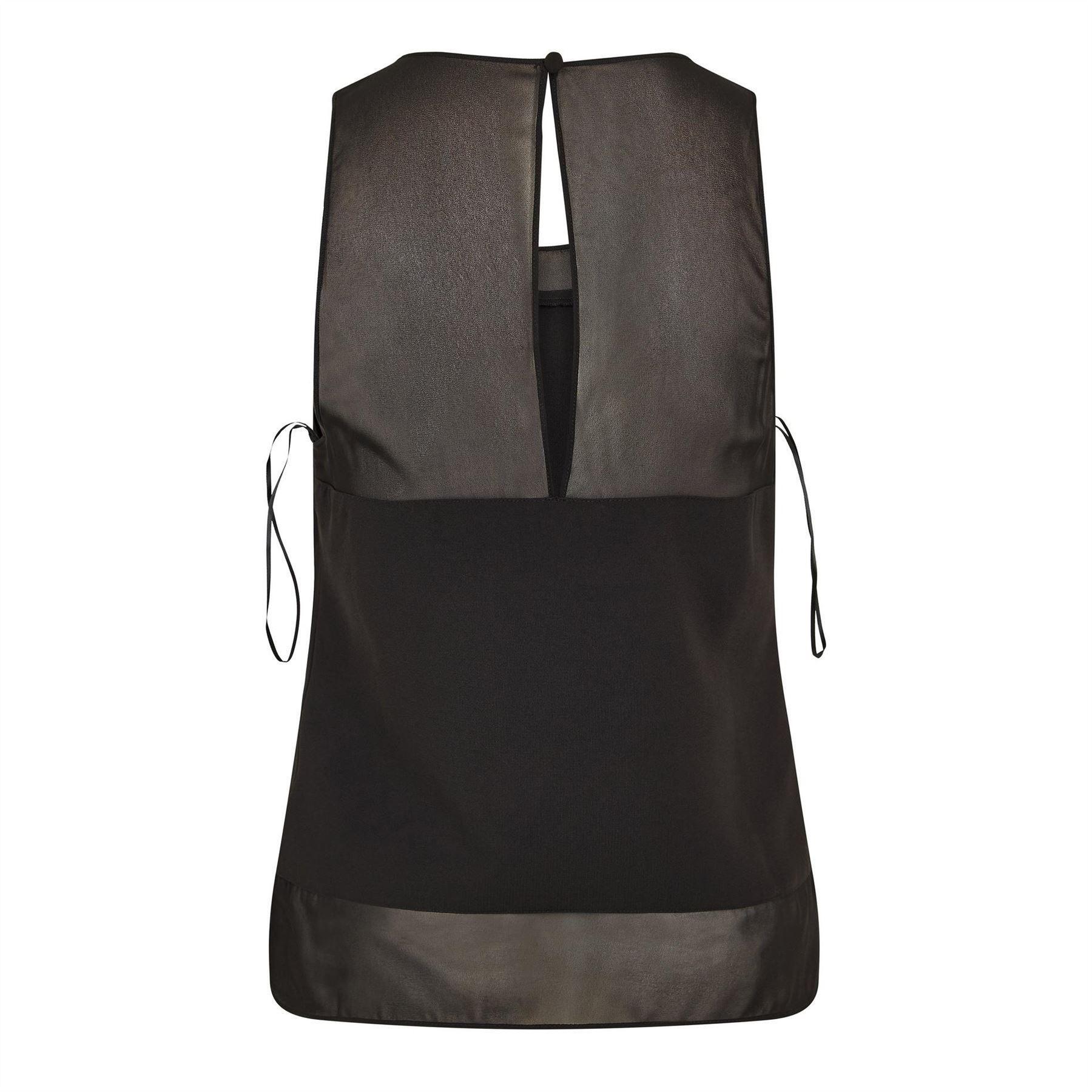 Oberteil für , Ärmellos Damen Schwarz 2/2