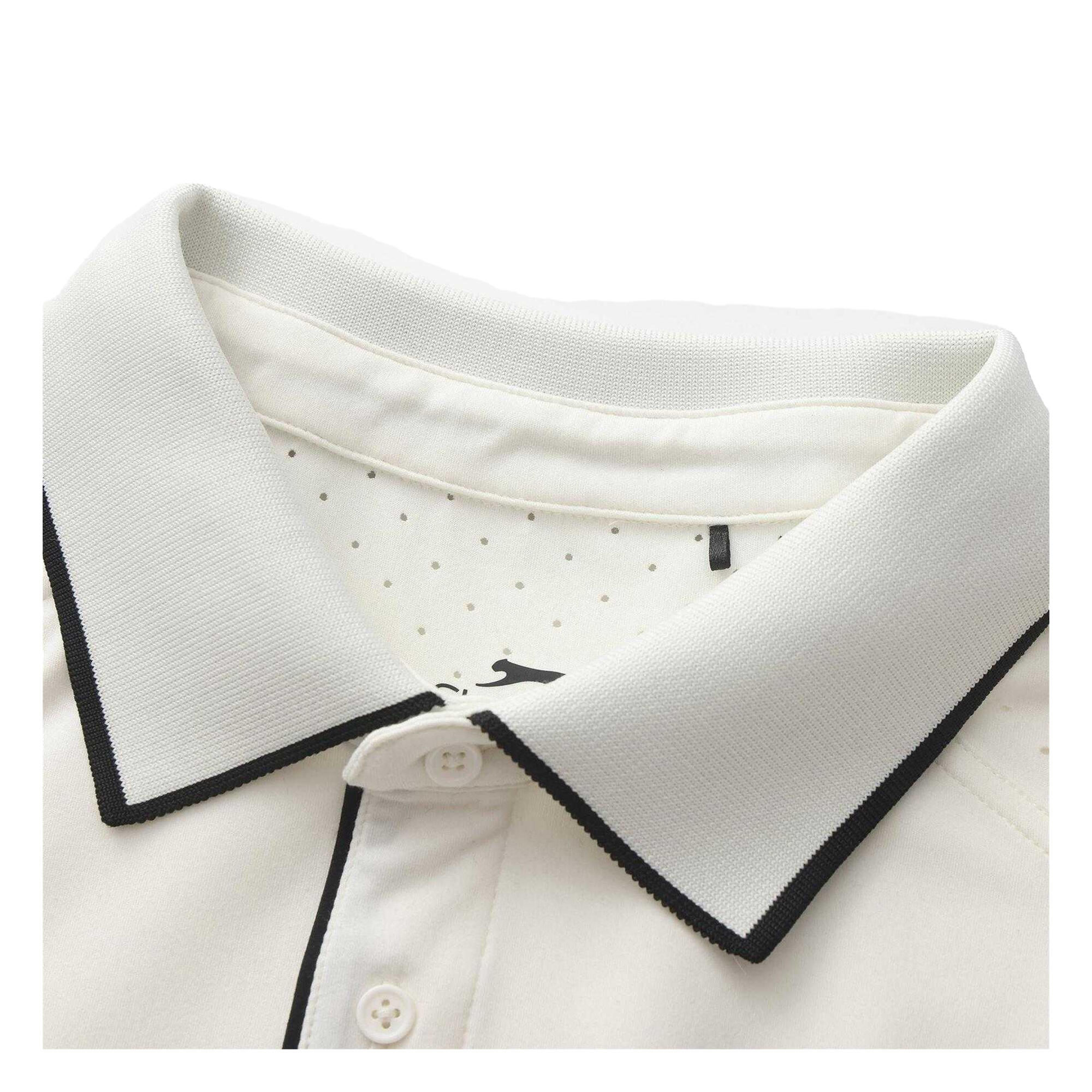 Mens Performance Regular ShortSleeved Polo Shirt (White) 4/4