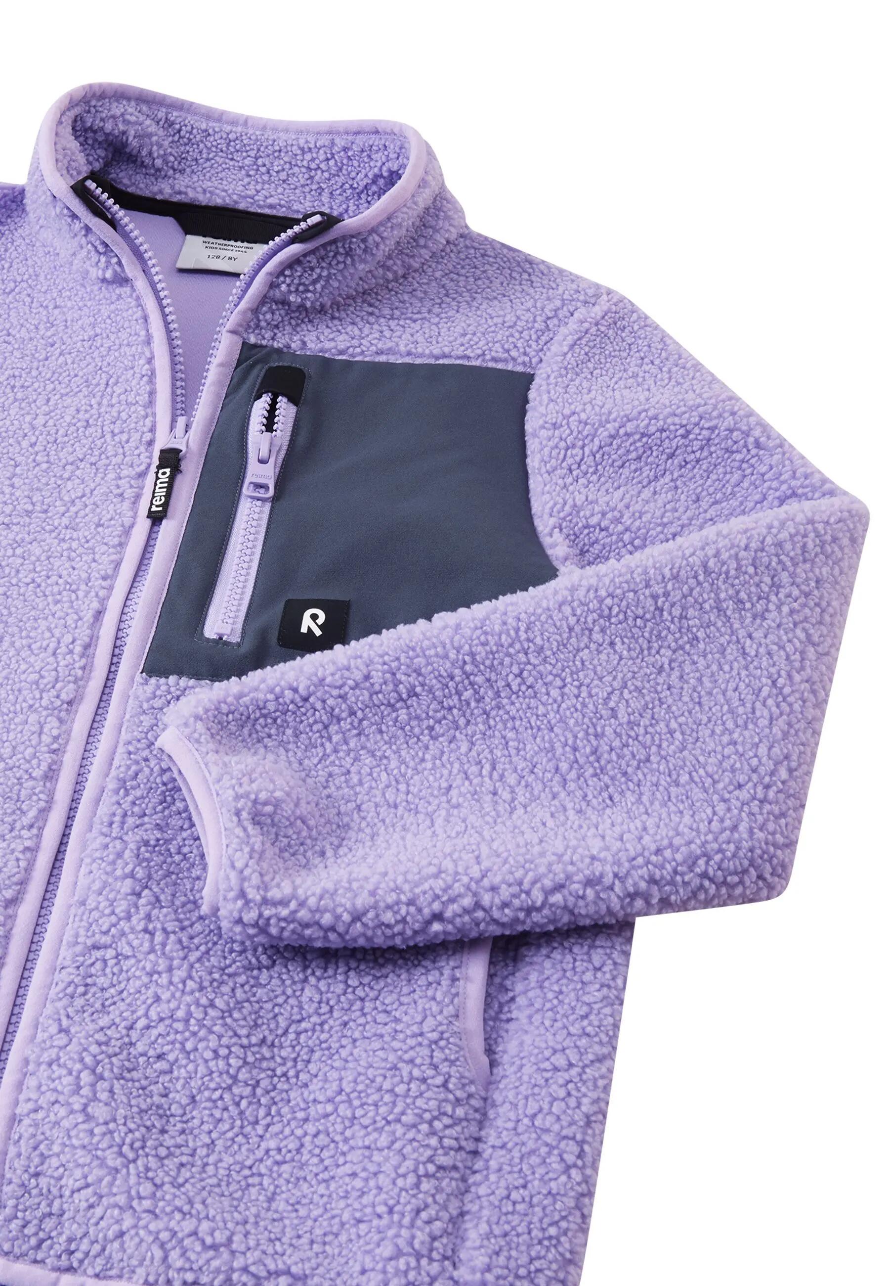 Kinder Fleecejacke Turina Blooming Lilac 3/4