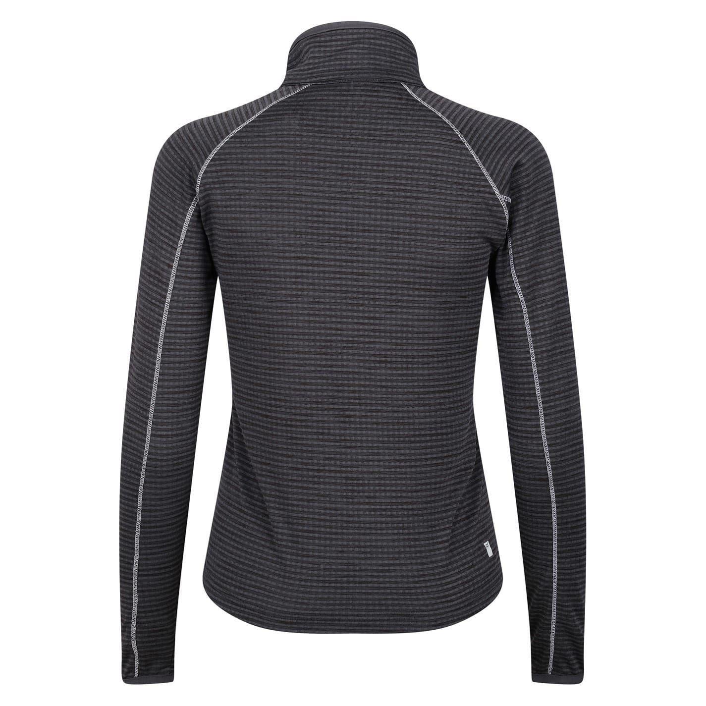 Felpa Raglan A Maniche Lunghe Donna Regatta Yonder Grigio Foca Bianco 2/4