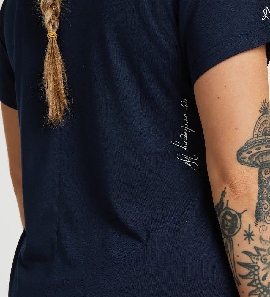 T-Shirt Dharco Tech Neon Blue Donna 5/6