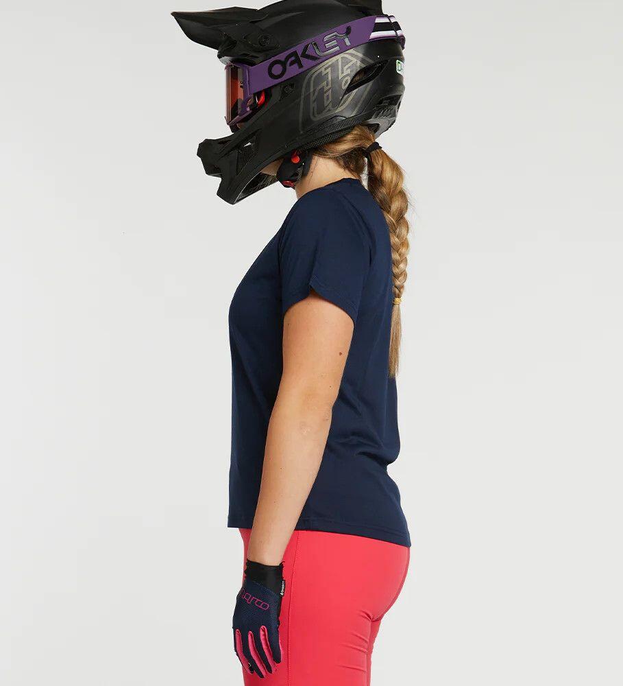 T-Shirt Dharco Tech Neon Blue Donna 4/6