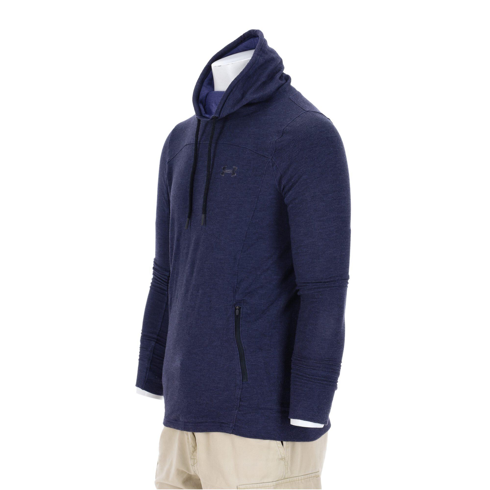 Segunda Vida - Sudadera Hombre Under Armour Suelta Azul - Muy Bueno 4/7