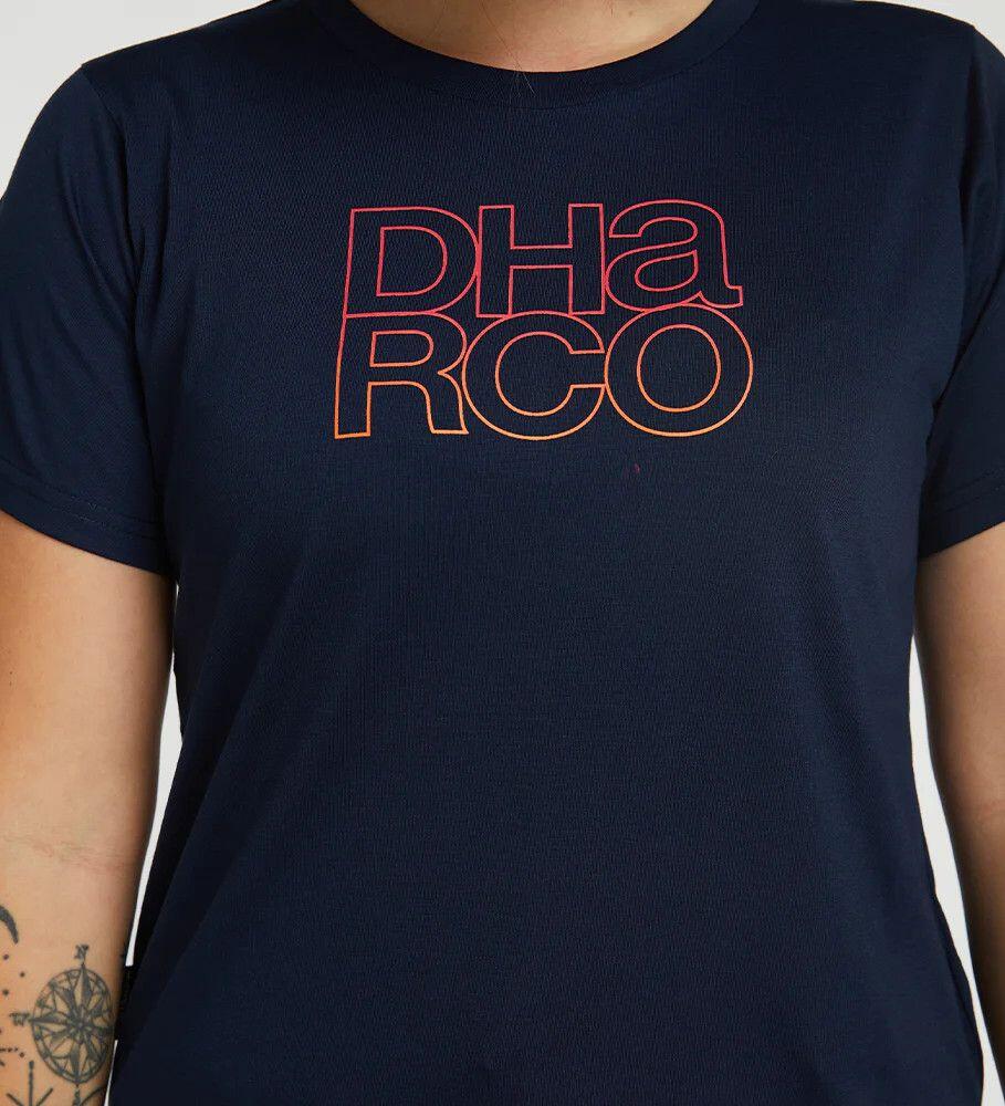 T-Shirt Dharco Tech Neon Blue Donna 6/6