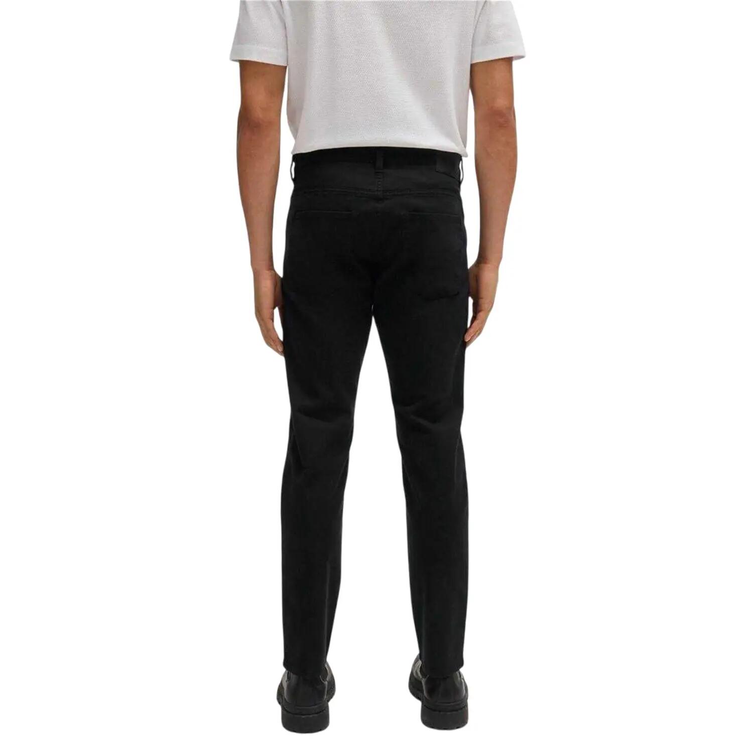 HDelaware5 Pantalone Aderente Uomo Boss H-Delaware5 Nero 2/3