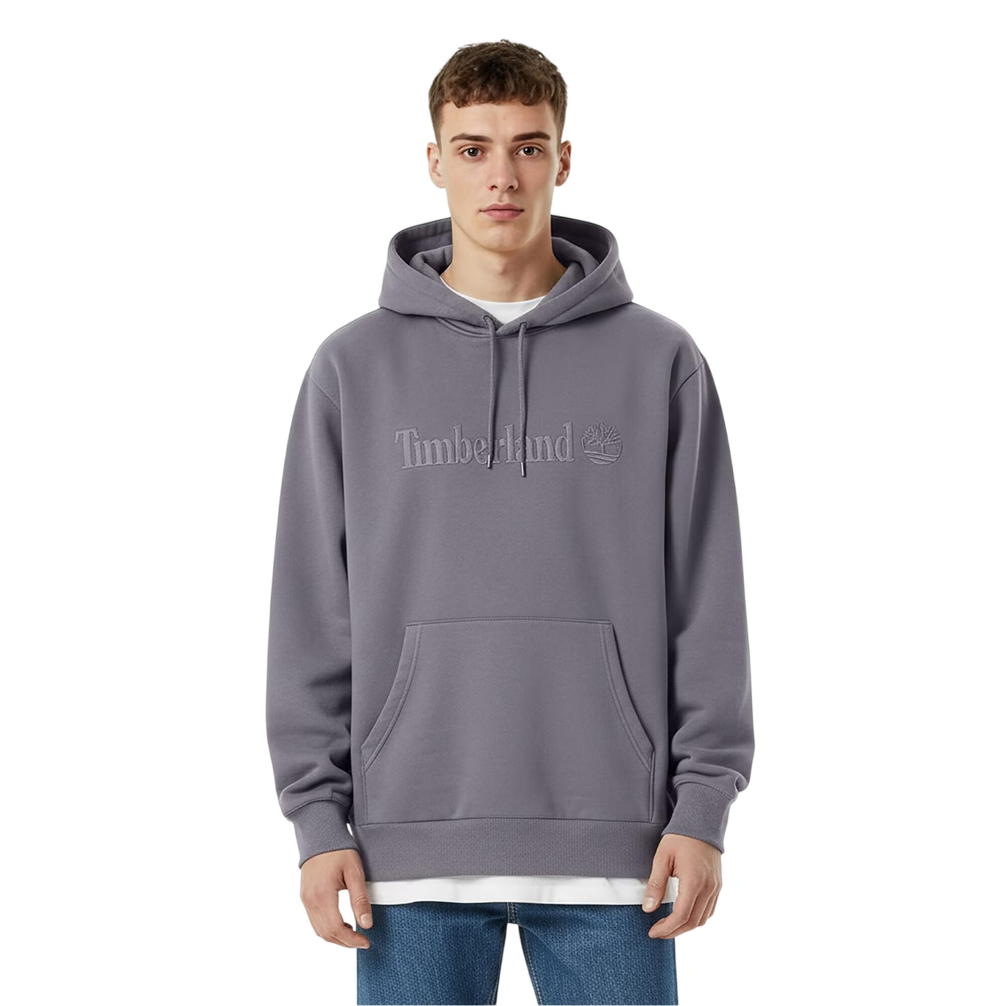 Unisex Adult Hampton Pullover Hoodie (Blackened Pearl) 3/3
