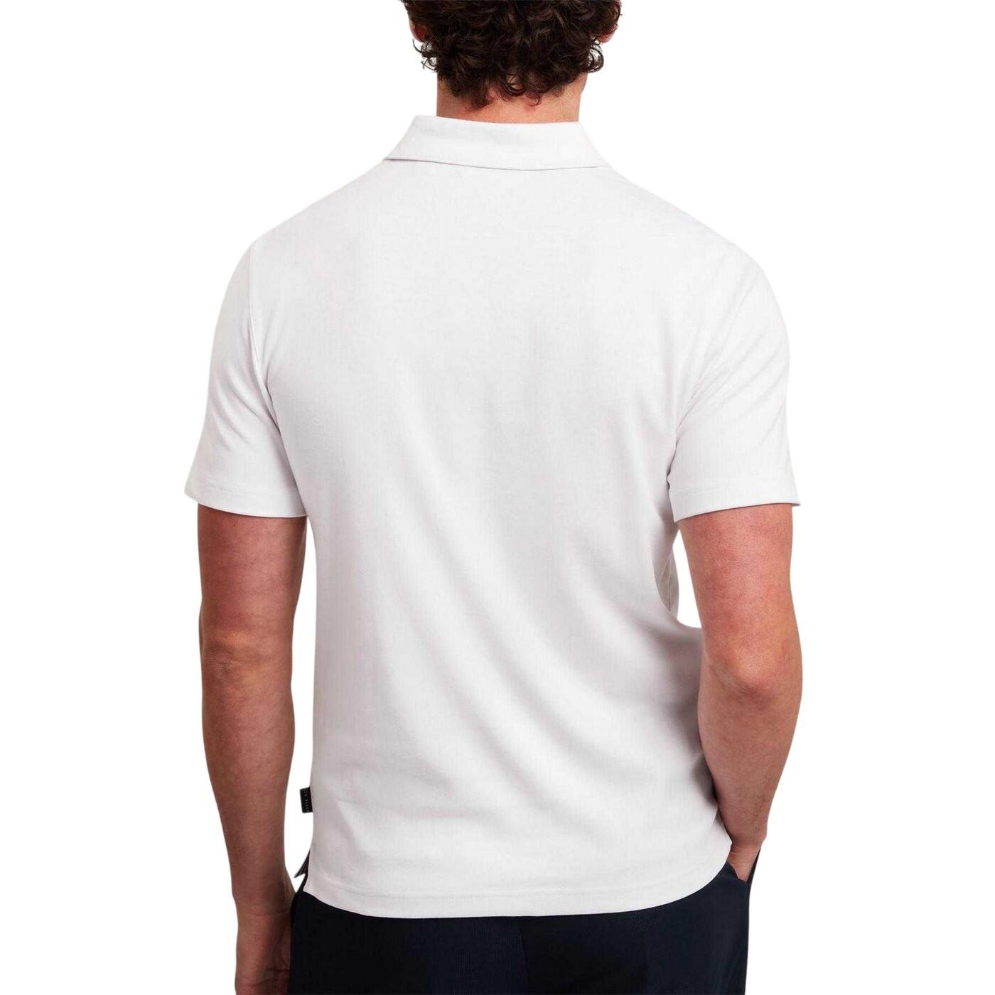 Poloshirt für Herren Weiß 3/4