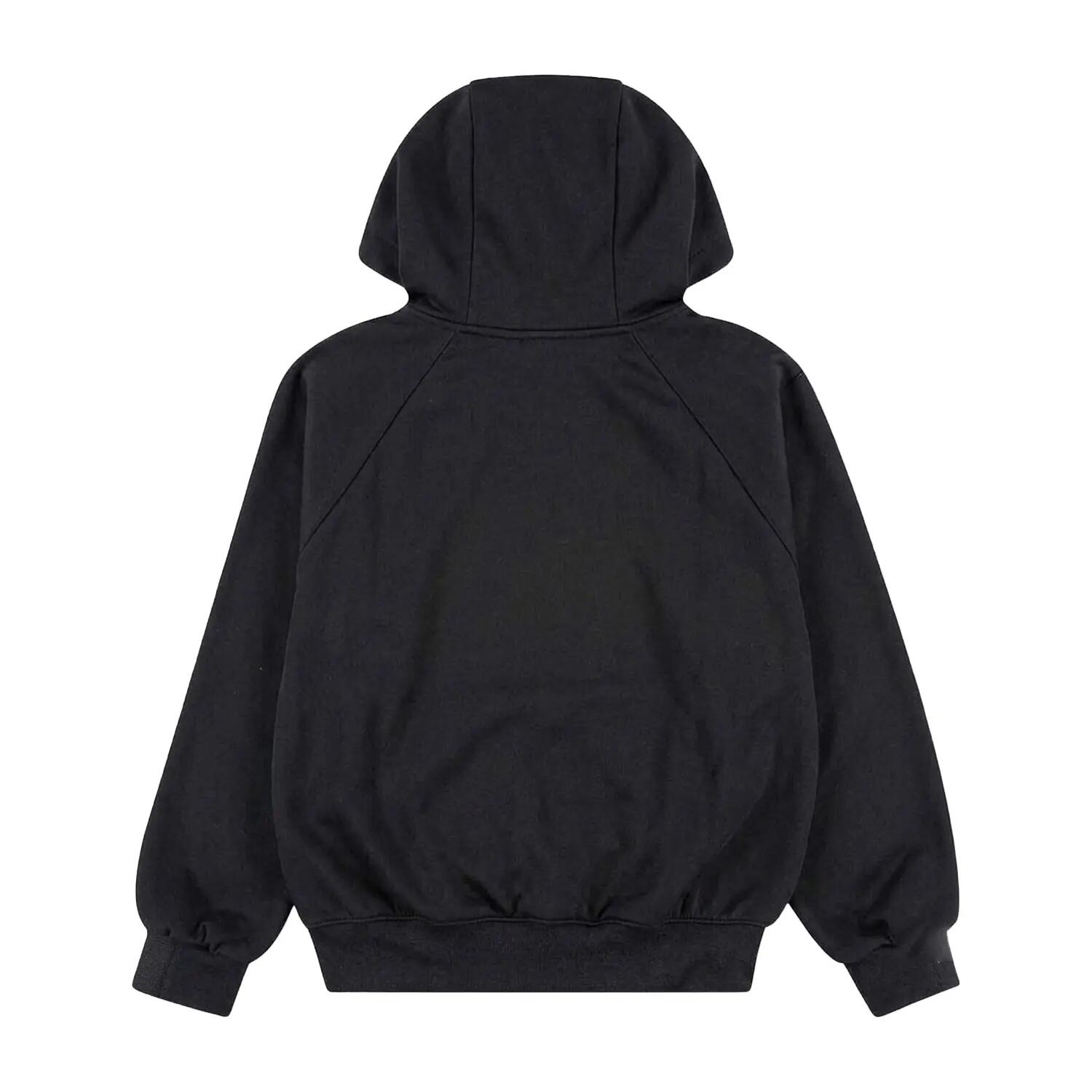 Felpa Con Cappuccio Con Coulisse Pile Bambini Nike Air Jordan Ease Nero 2/2
