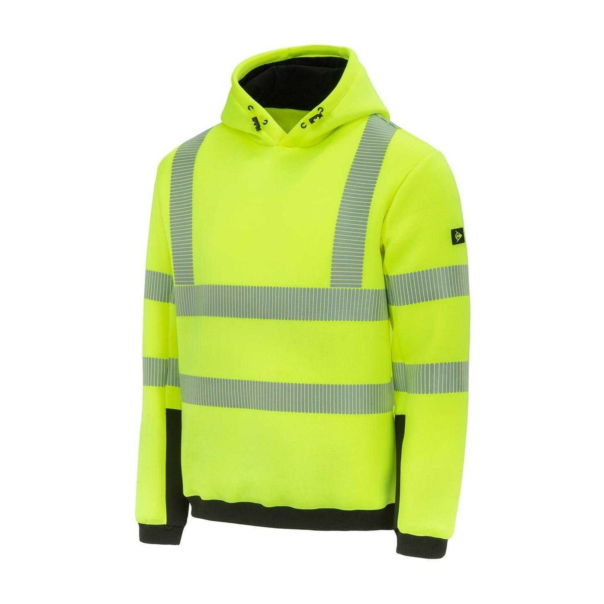 Kapuze mit Kordelzug für Damen Unisex Herren Gelb 3/3