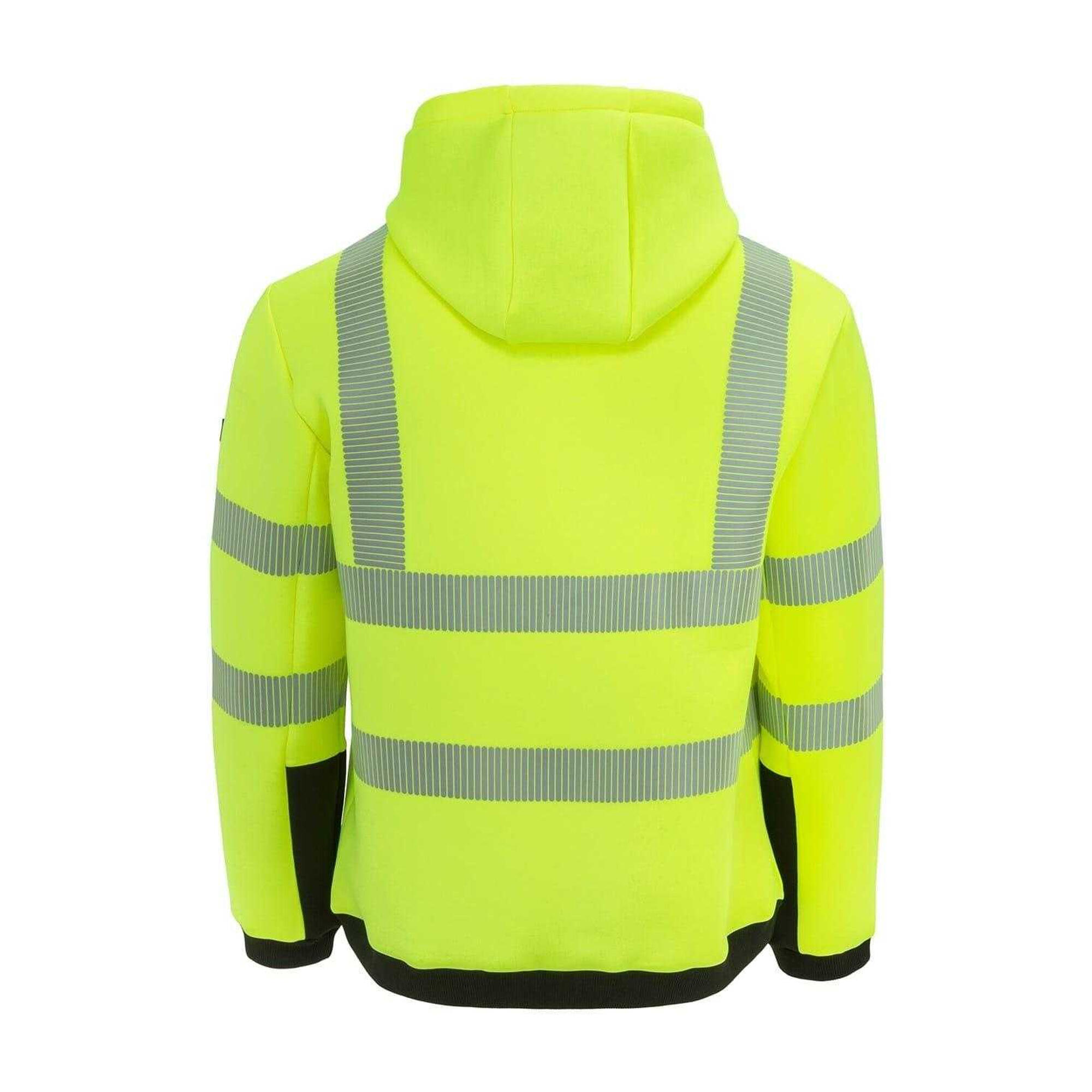 Kapuze mit Kordelzug für Damen Unisex Herren Gelb 2/3