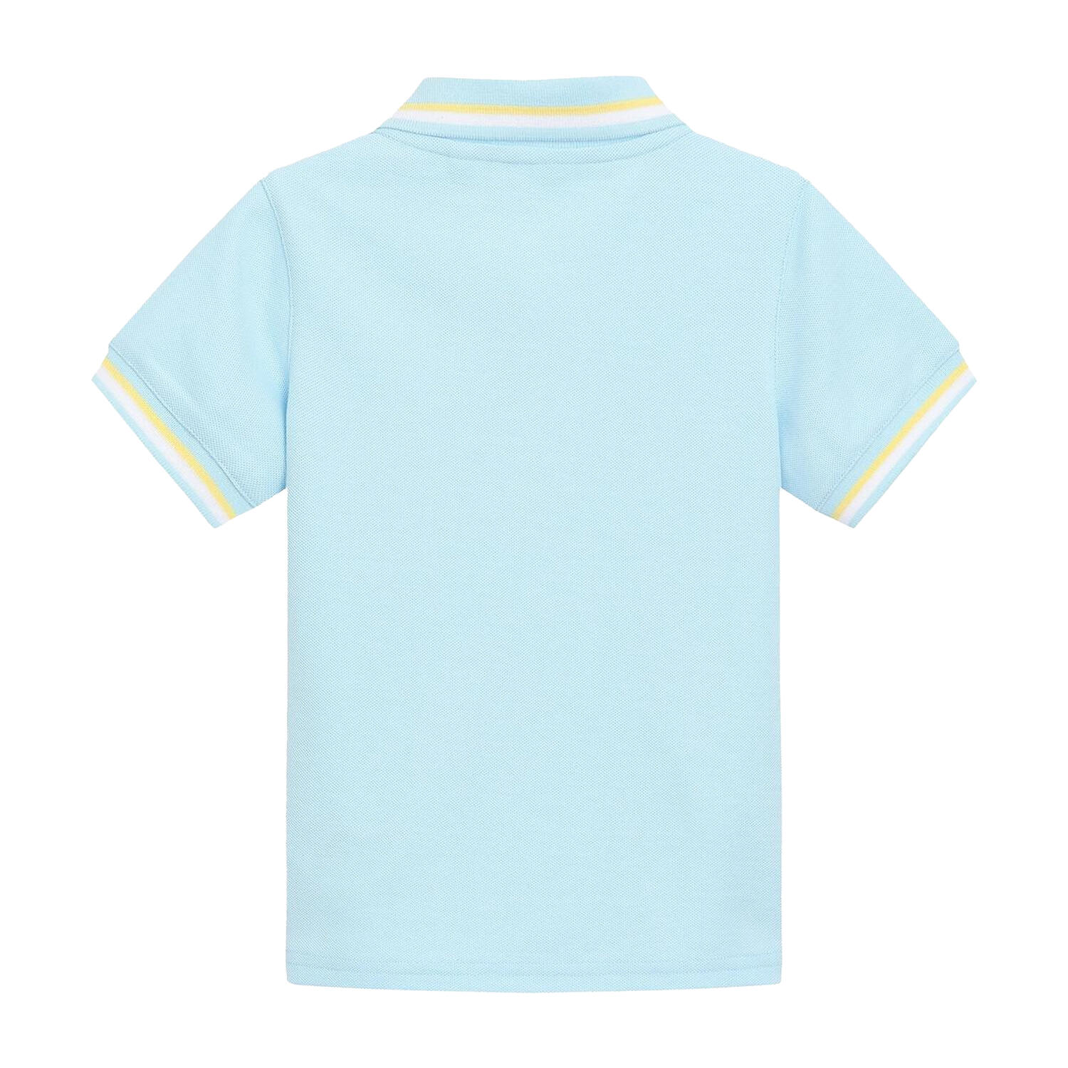 Polo Manches Courtes Enfant (Bleu Poudré) 2/3