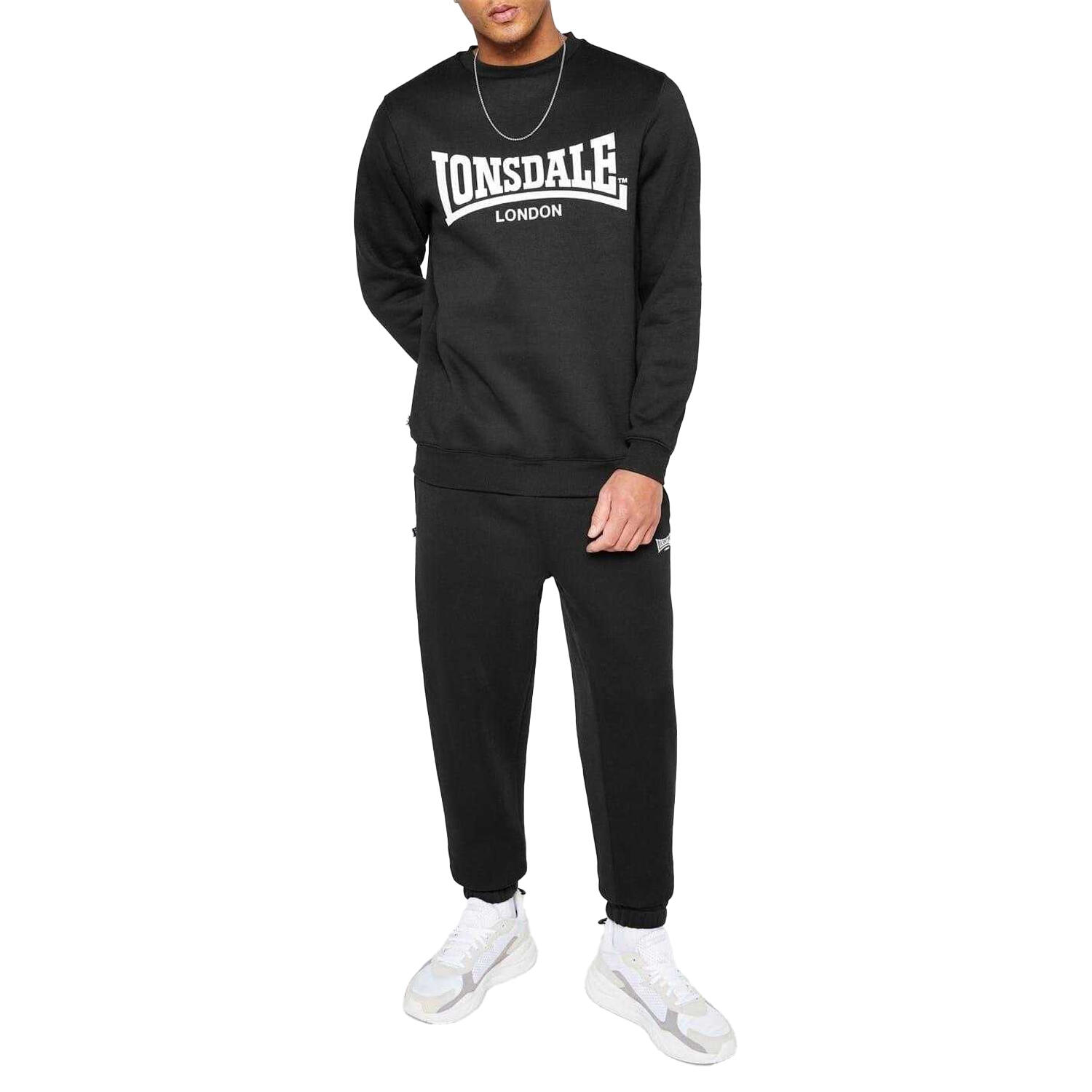 "Essential" Sweatshirt für , Rundhalsausschnitt Herren Schwarz 4/4