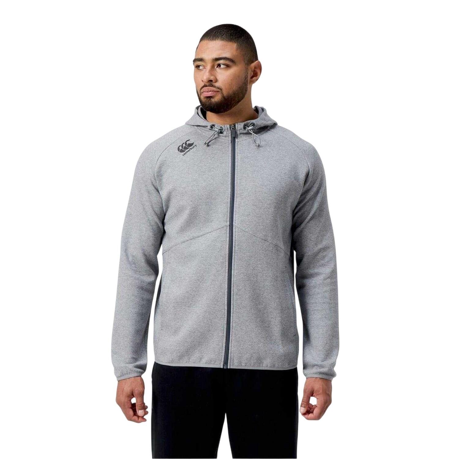 "Tempo" Hoodie mit durchgehendem Reißverschluss für , Training, Raglanärmel 3/3