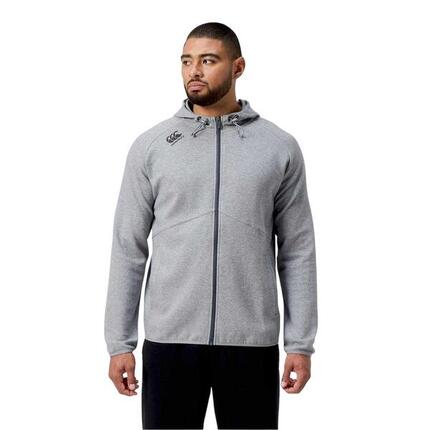 Veste À Capuche Manches Raglan Entraînement TEMPO Homme (Gris Chiné)