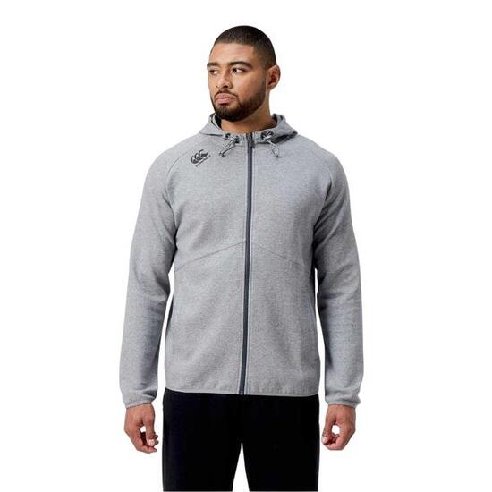 Veste À Capuche Manches Raglan Entraînement TEMPO Homme (Gris Chiné)