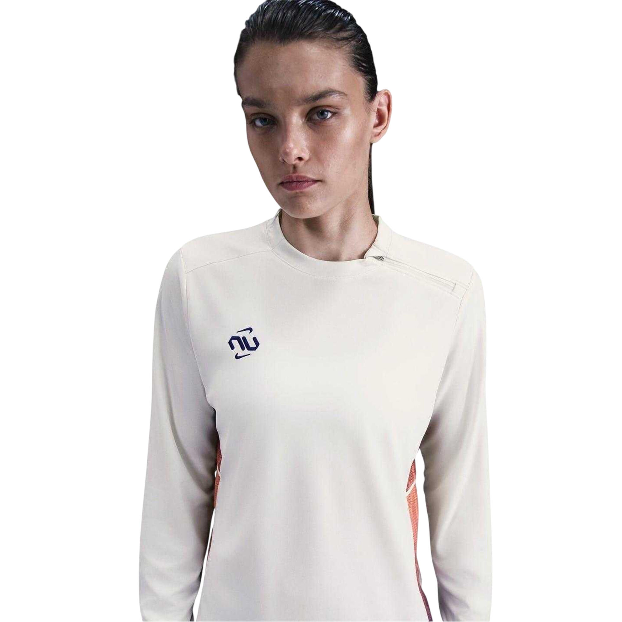Felpa Regolare DriFIT Raglan Donna Nike United Academy Beige 3/3