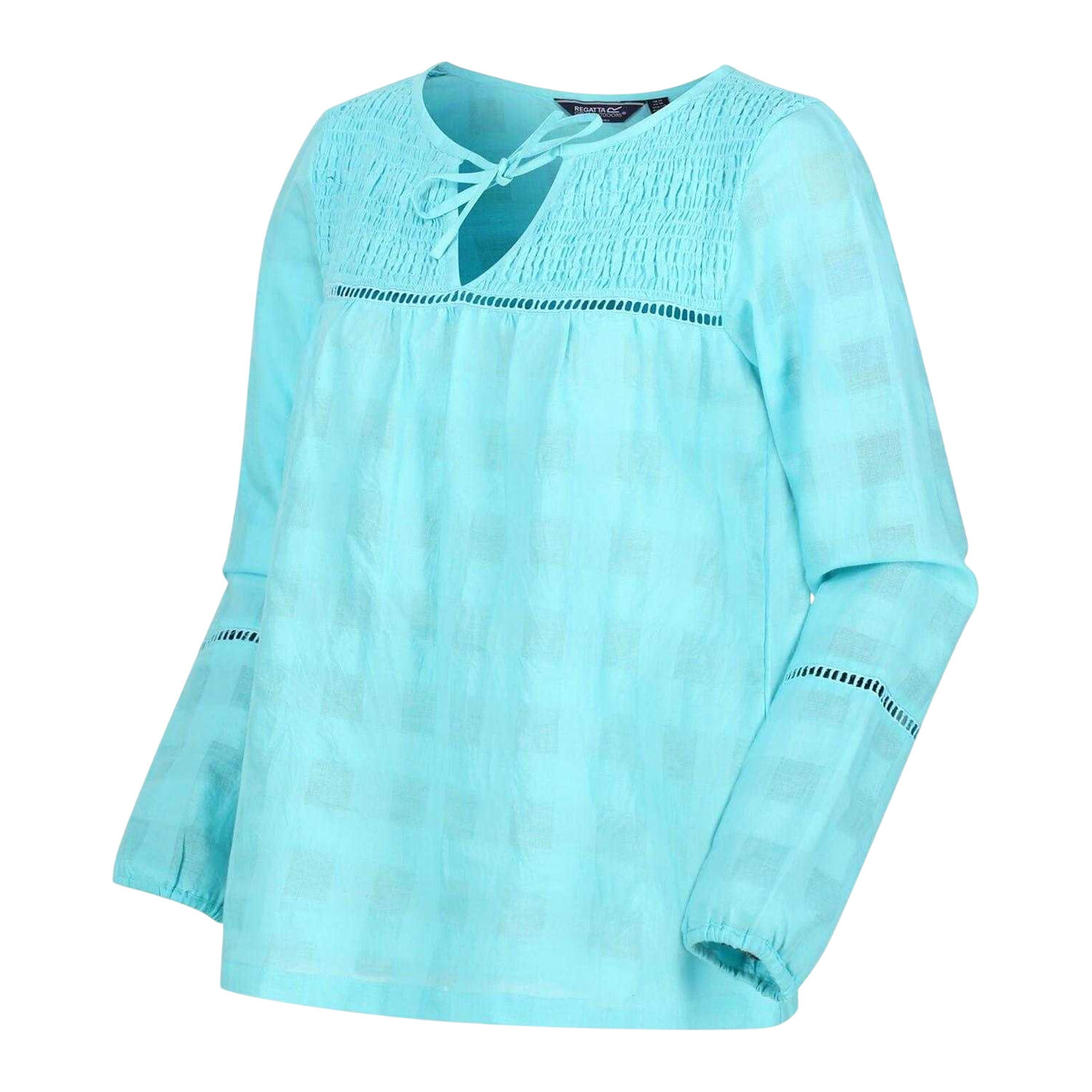 "Calluna" Bluse für Damen Graugrün 3/4