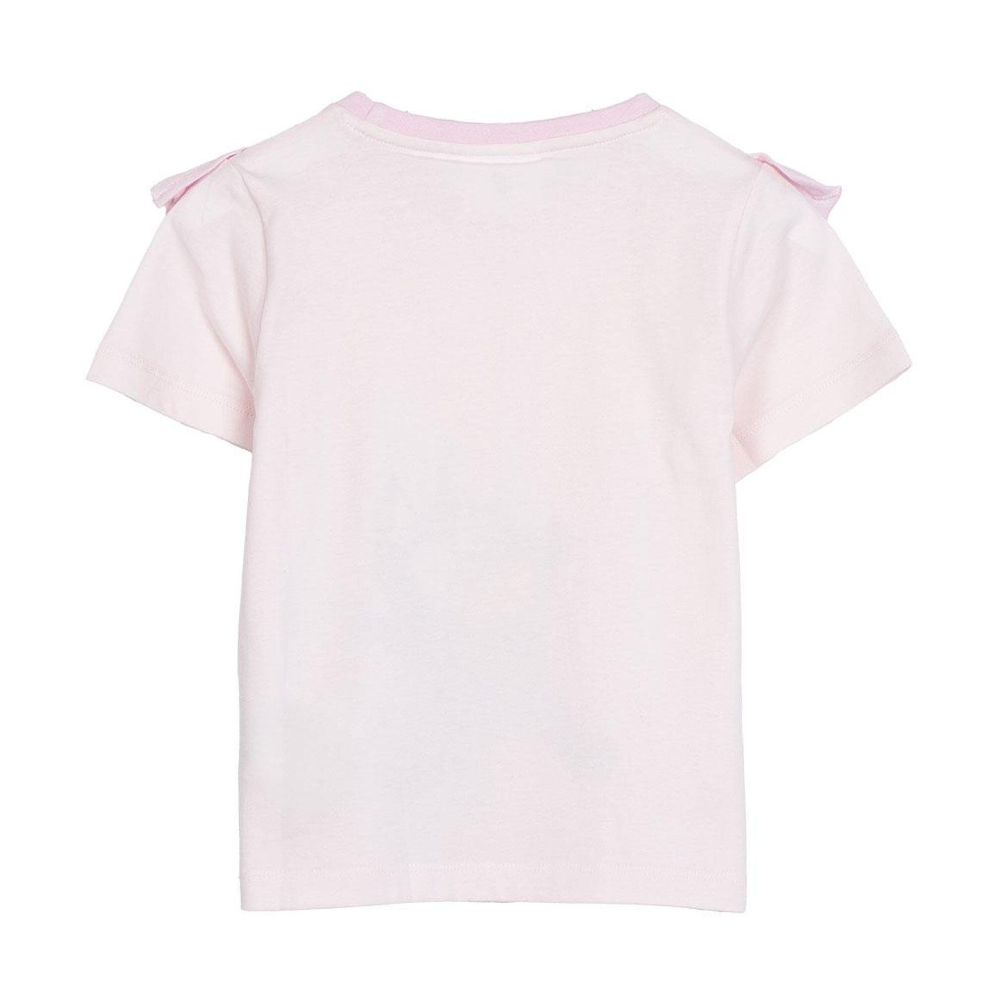 Camiseta manga corta Infantil Bluey com volantes en hombros Rosa Claro 2/2