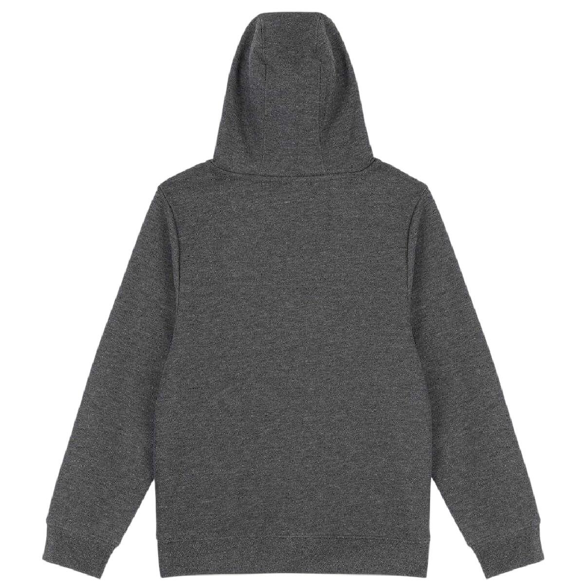 Felpa Con Cappuccio E Zip Intera Poliestere Bambini Slazenger Marna Carbone 2/2
