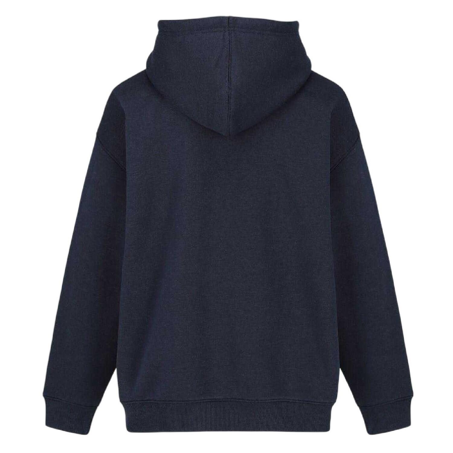 Felpa Con Cappuccio Logo Donna Slazenger Blu Navy 2/2