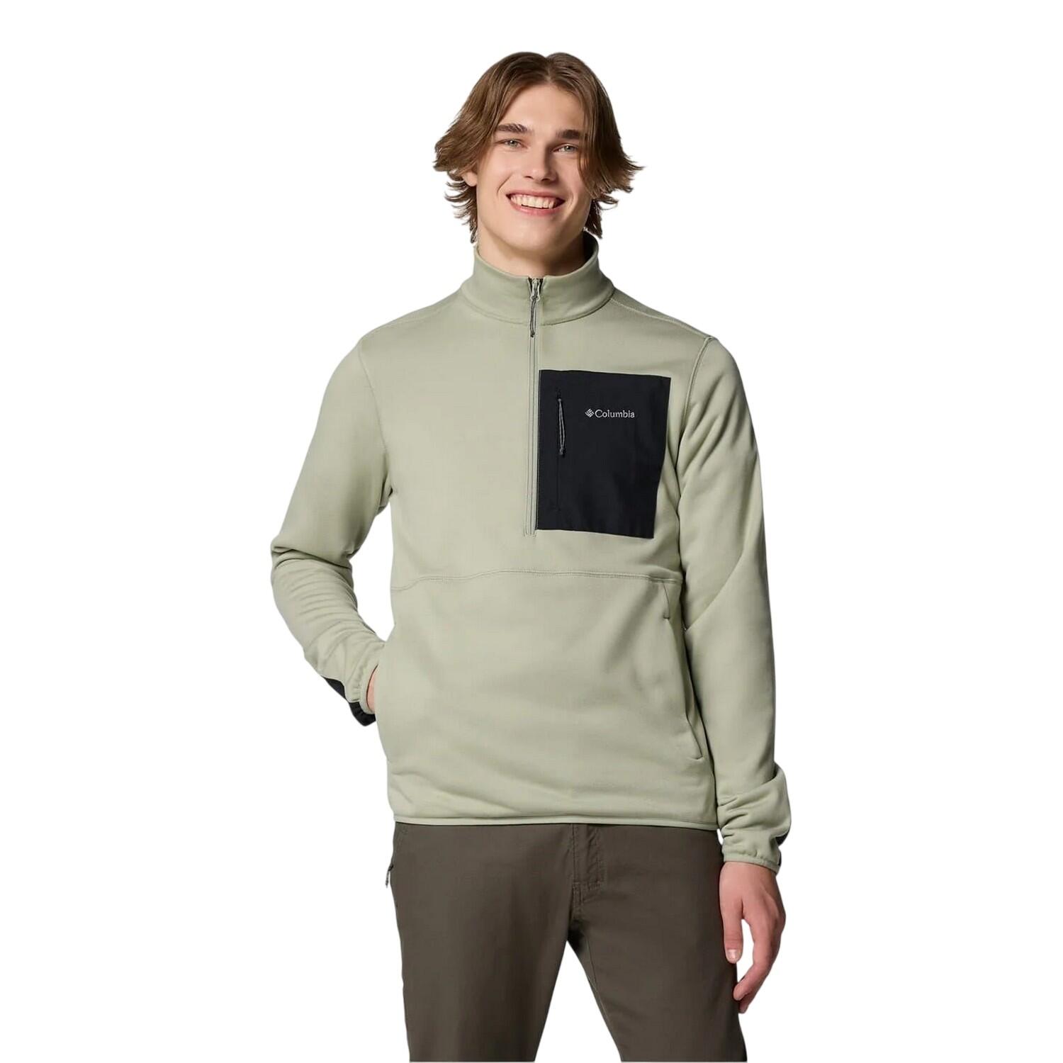"Hike" Sweatshirt für , Weiter Stehkragen Herren Safari 2/4