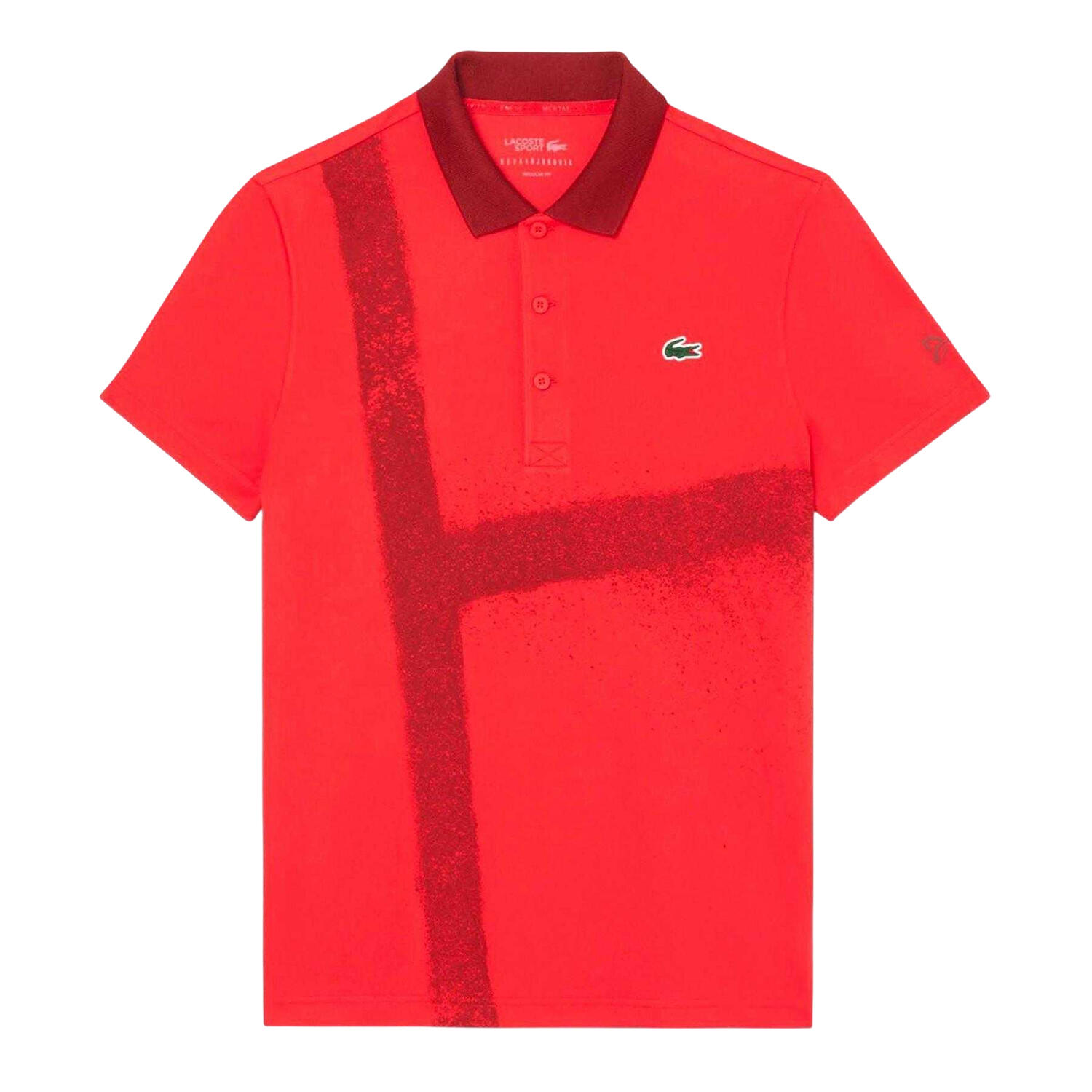 Polo Manches Courtes NOVAK DJOKOVIC Homme (Rouge) 2/4