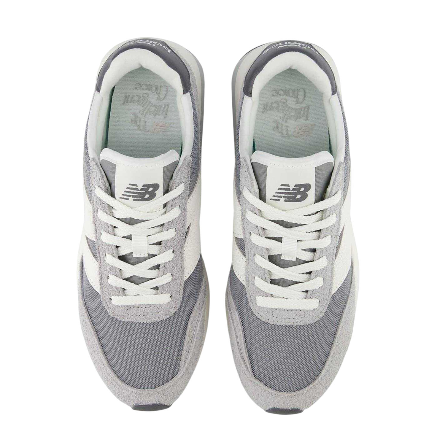 Unisex Adult 237 N Mesh Trainers (Grey/White) 3/5
