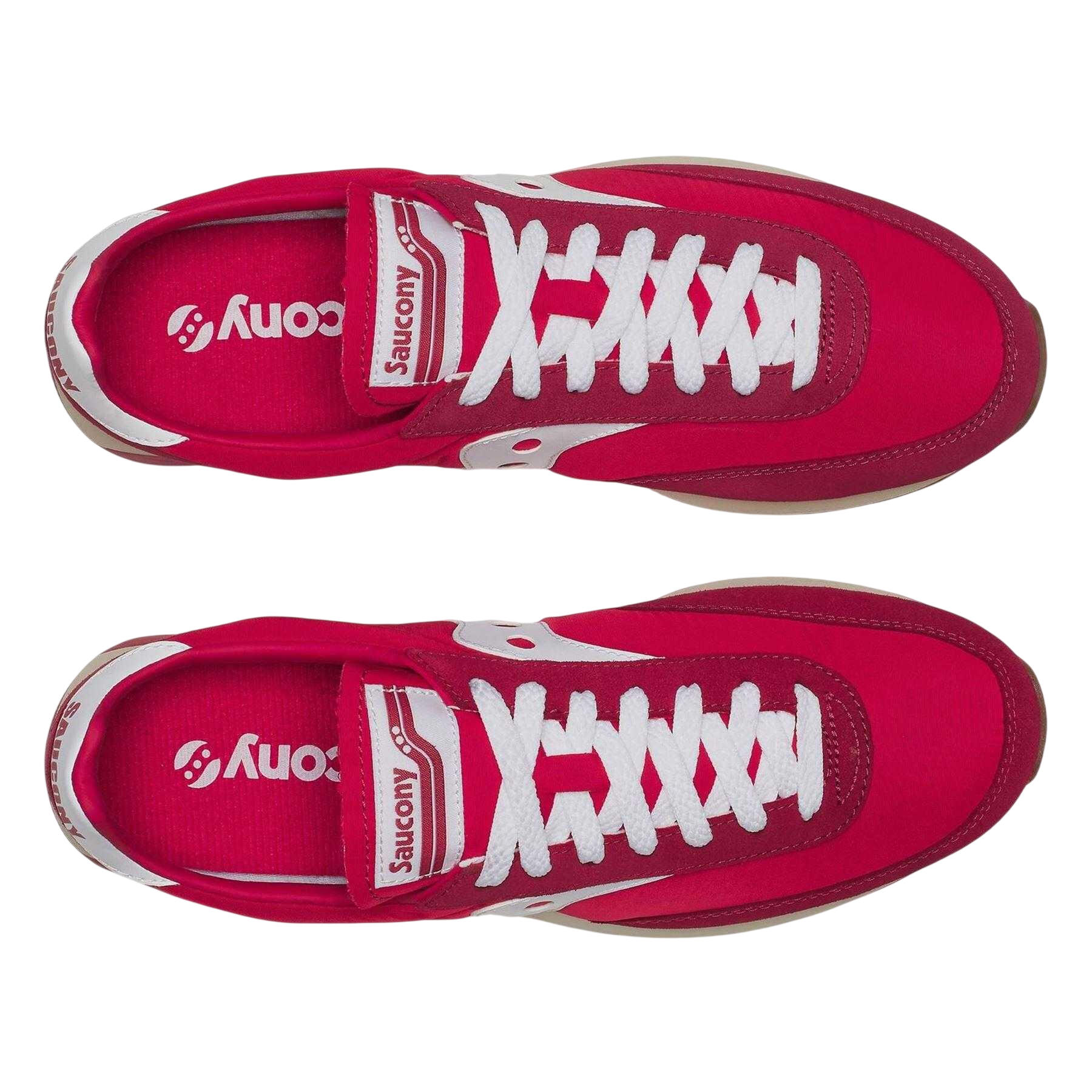 Sneaker für Damen Unisex, Wildleder Herren Rot 4/4