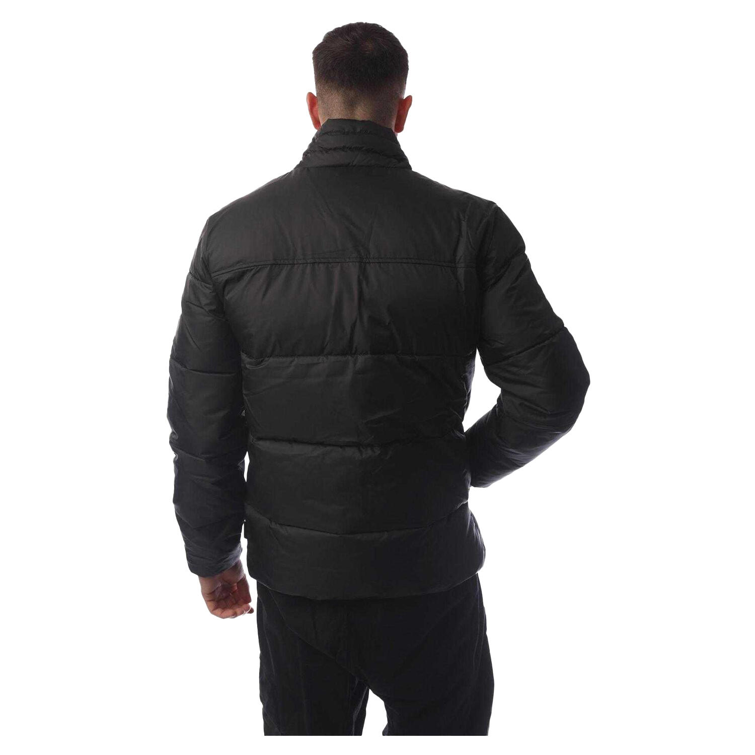 Mens Puffer Jacket (Black) 3/4