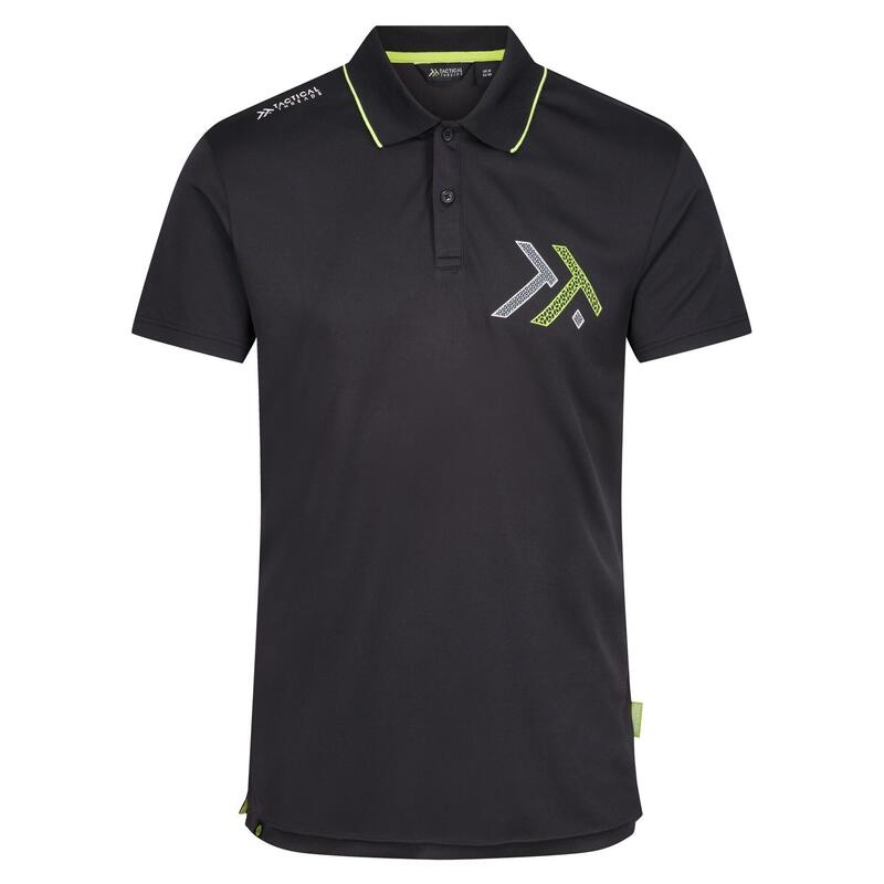 Maglietta Polo Uomo Misura Confezione 2 Regatta Tactical Threads Nero Ferro