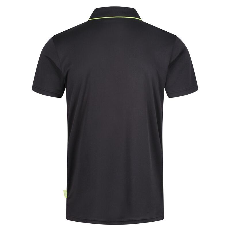 Polo Tactical Threads para Hombre Pack de 2 Negro, Hierro